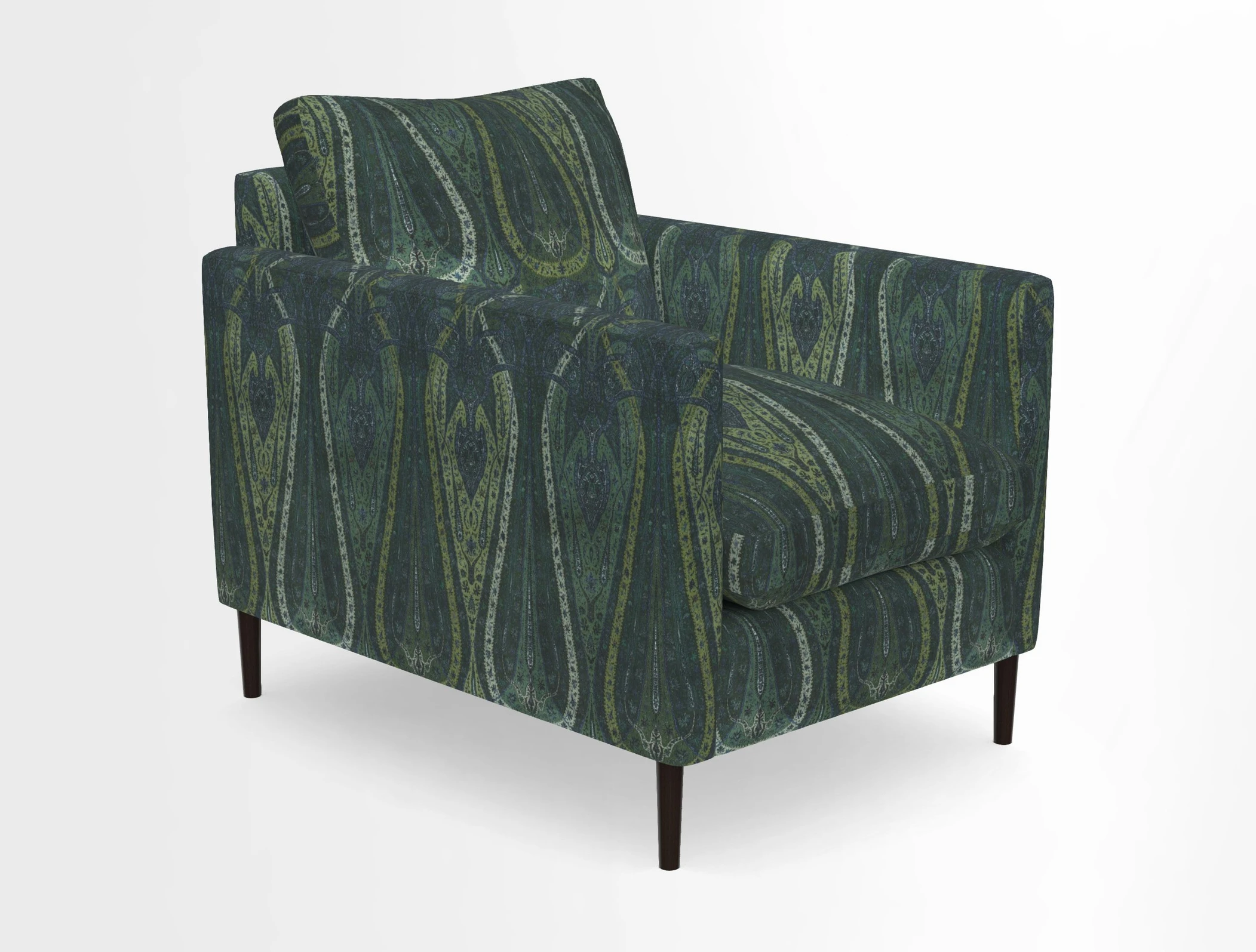 Heyshott Chair in Two Tone Plain Biscuit. Loose cover option available