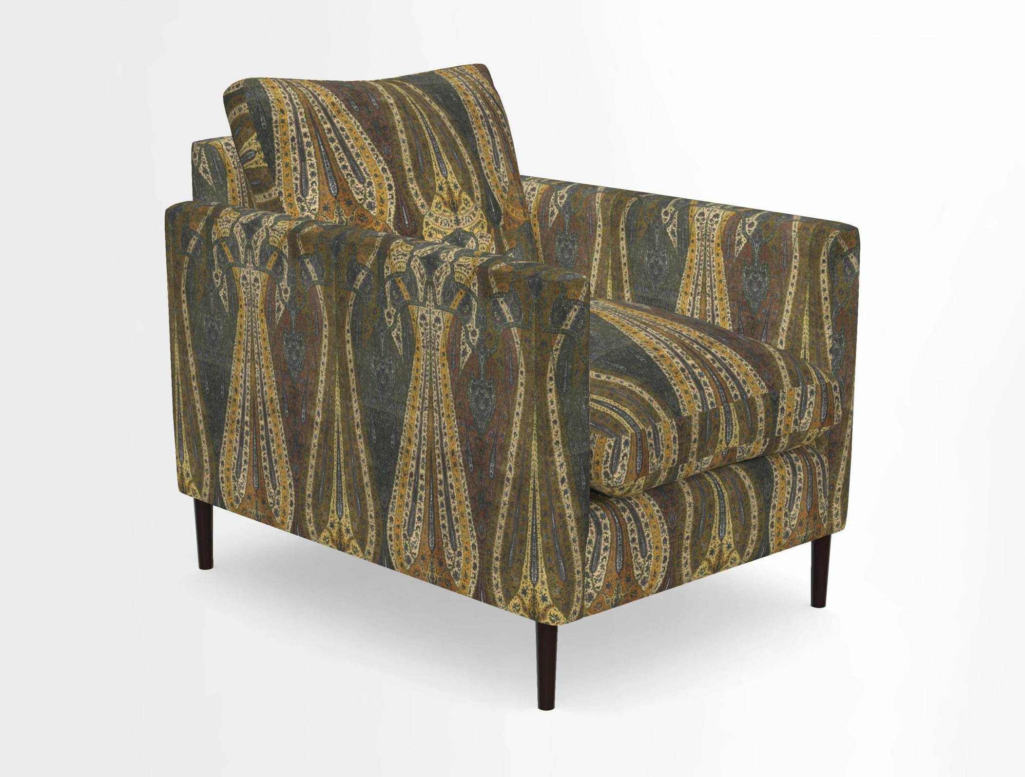 Heyshott Chair in Two Tone Plain Biscuit. Loose cover option available