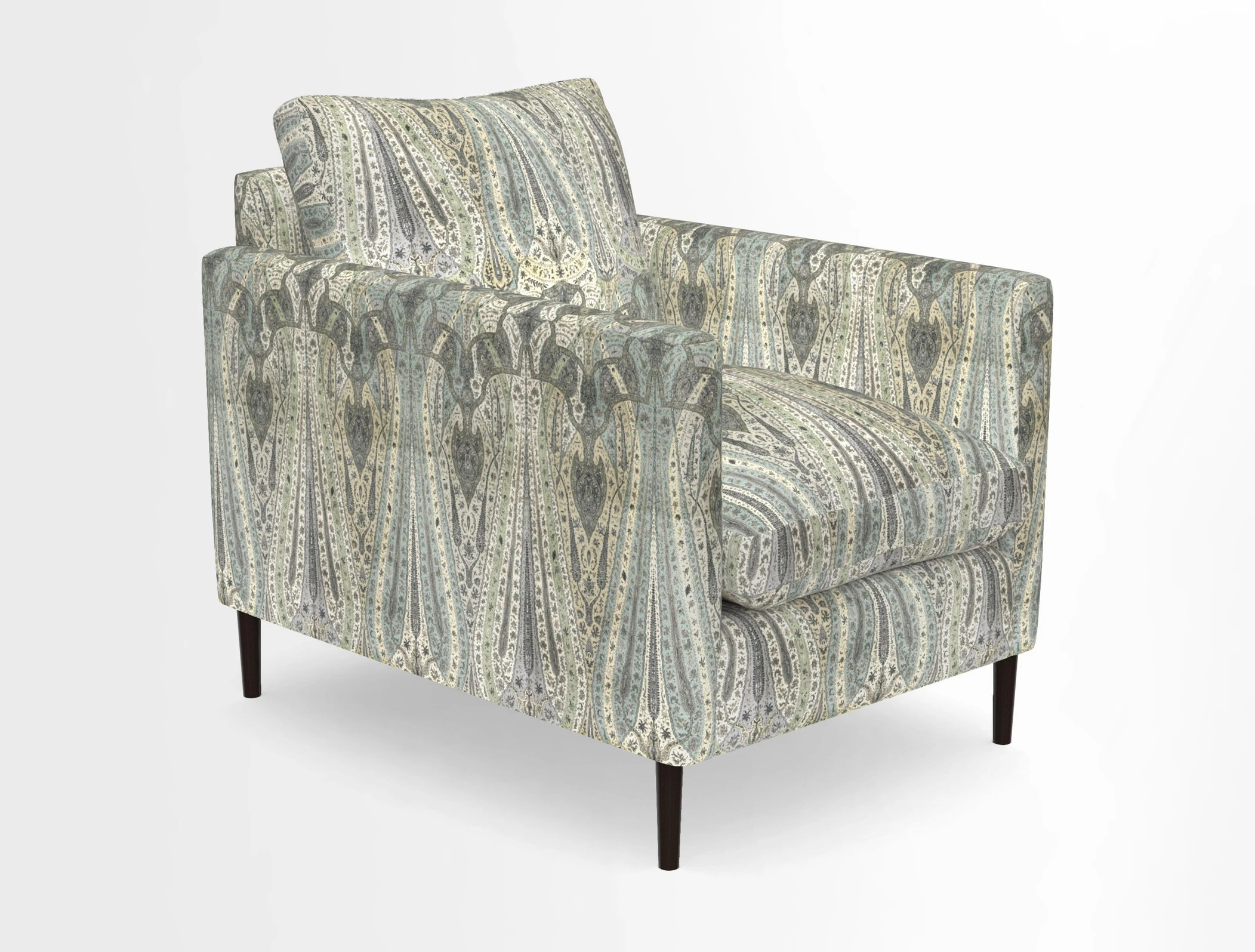 Heyshott Chair in Two Tone Plain Biscuit. Loose cover option available