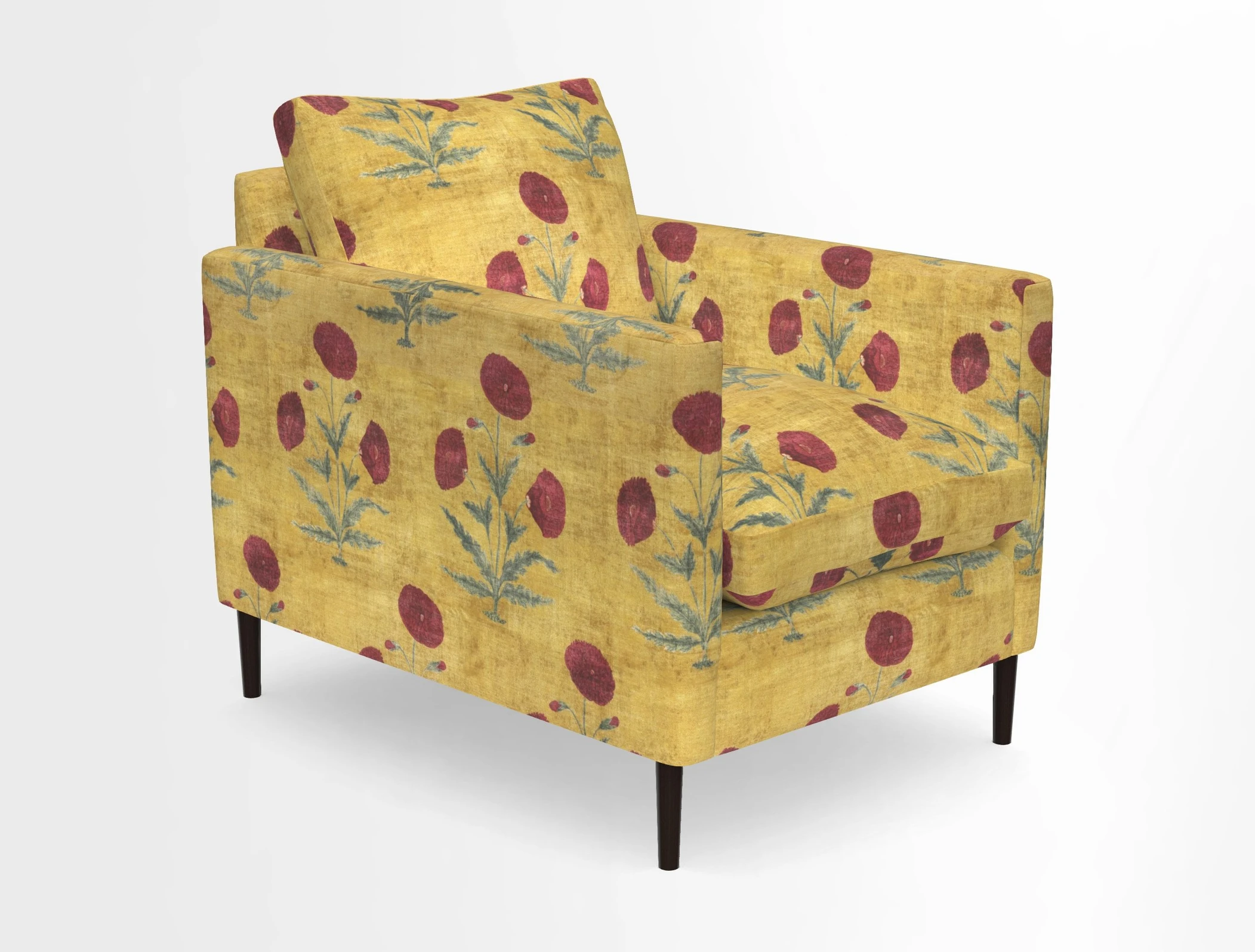 Heyshott Chair in Two Tone Plain Biscuit. Loose cover option available
