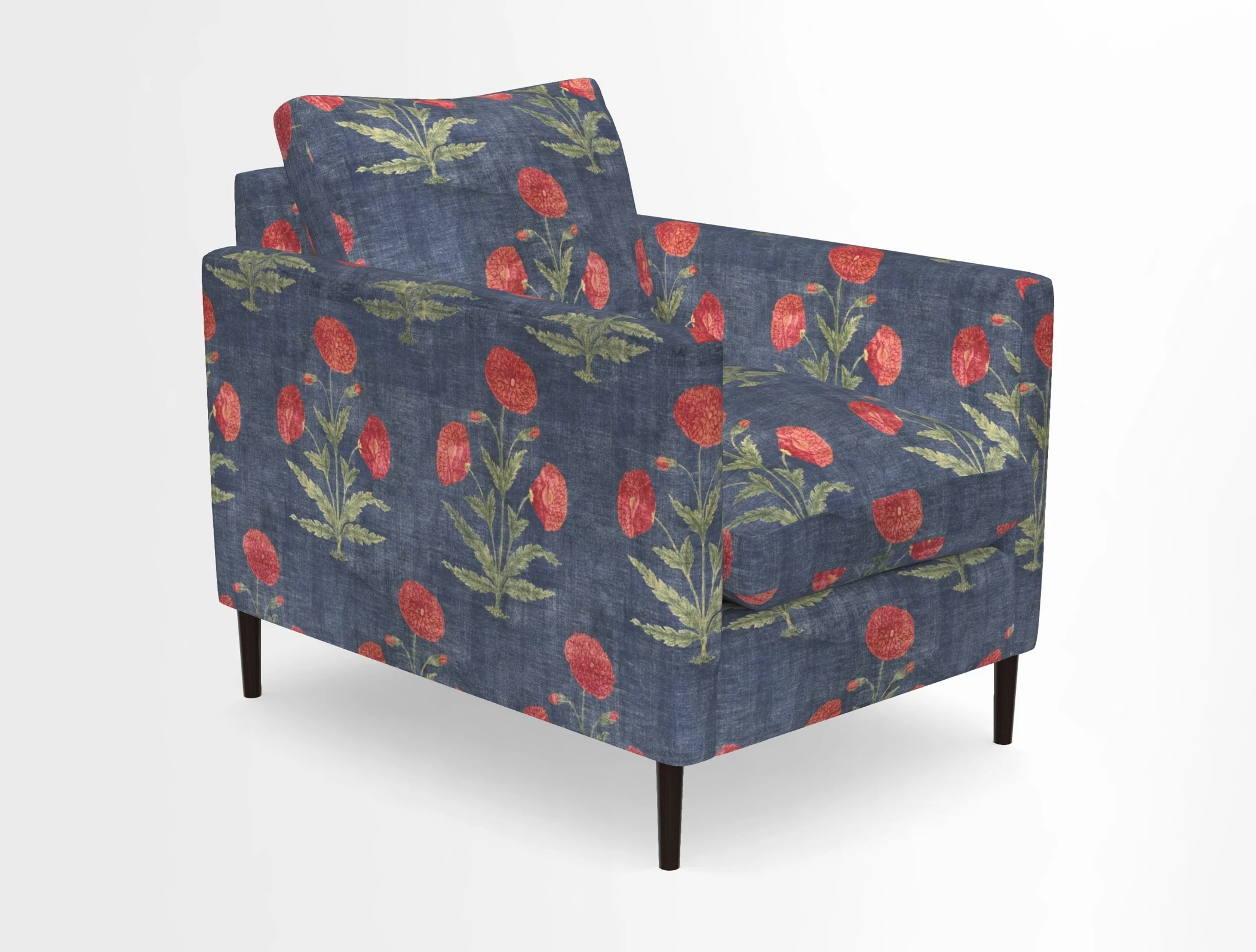 Heyshott Chair in Two Tone Plain Biscuit. Loose cover option available
