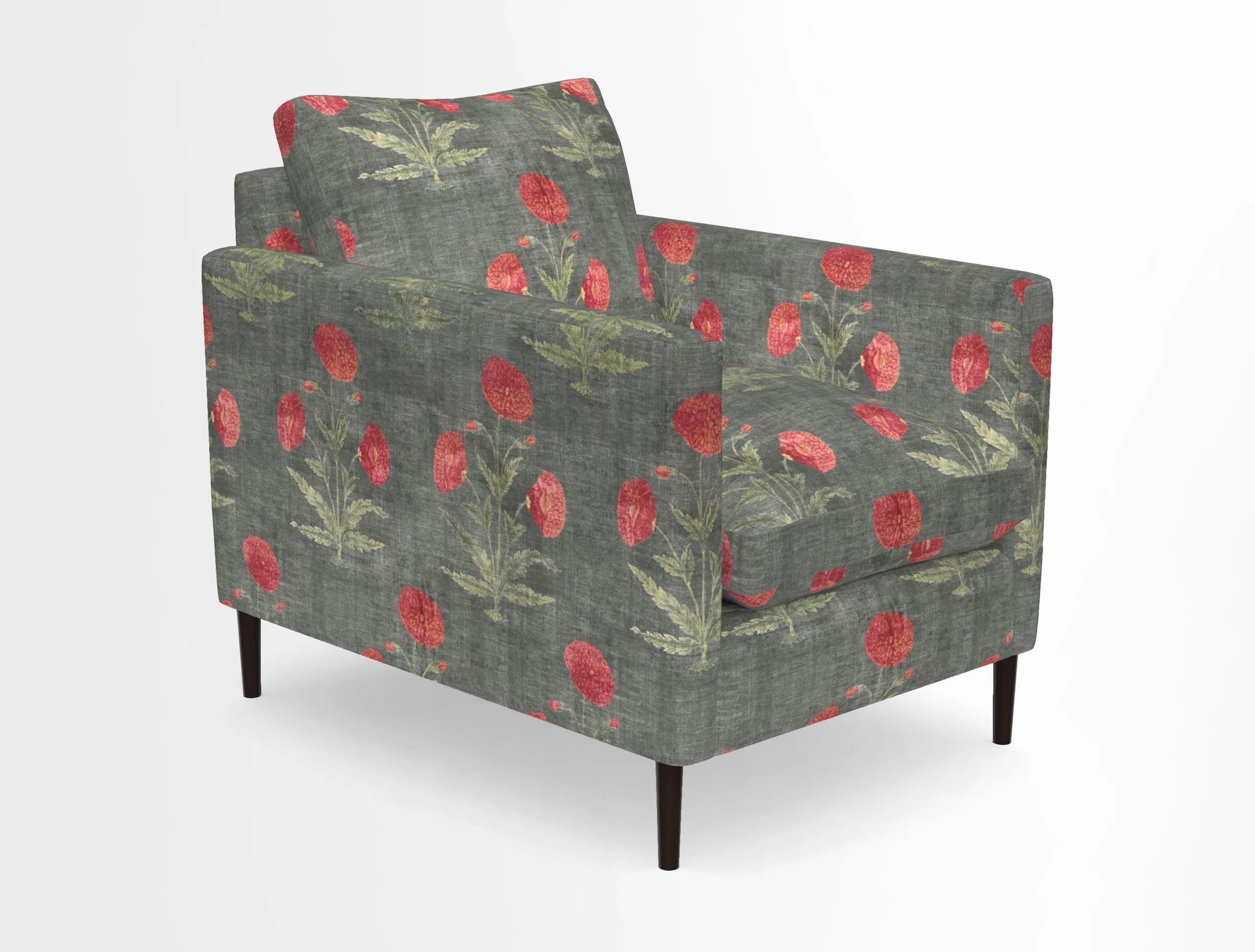 Heyshott Chair in Two Tone Plain Biscuit. Loose cover option available