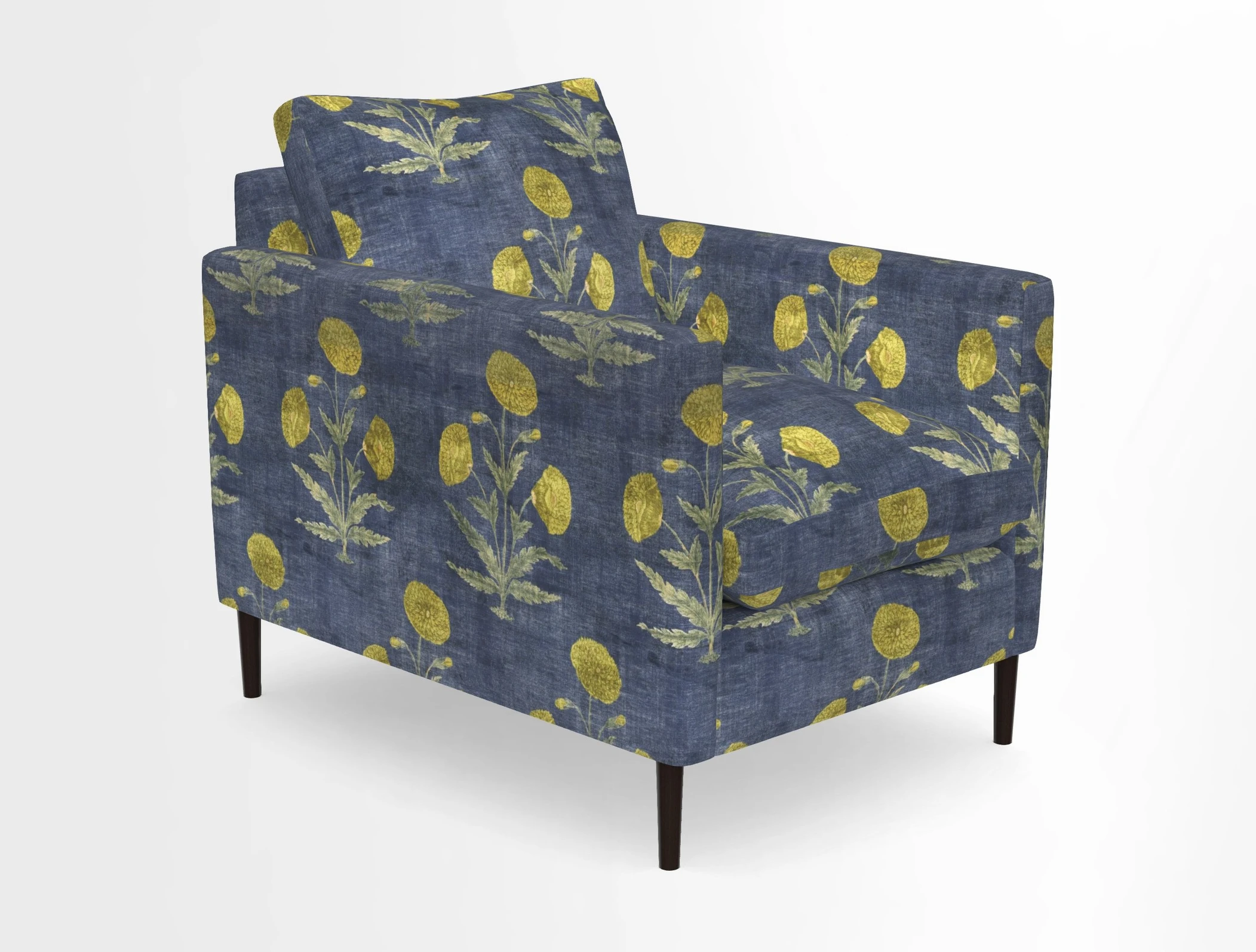 Heyshott Chair in Two Tone Plain Biscuit. Loose cover option available