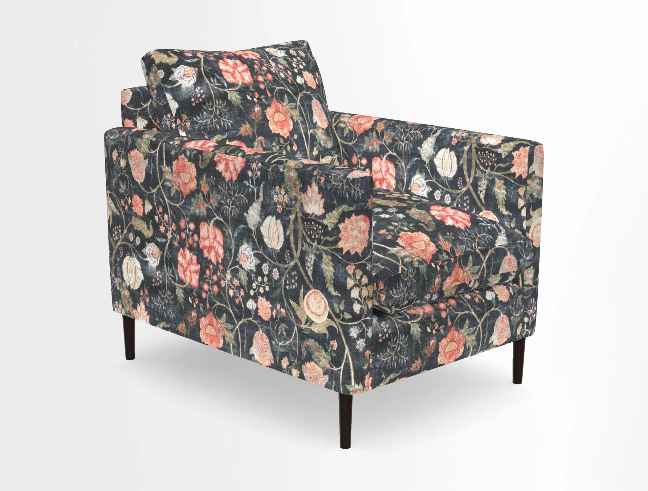 Heyshott Chair in Two Tone Plain Biscuit. Loose cover option available