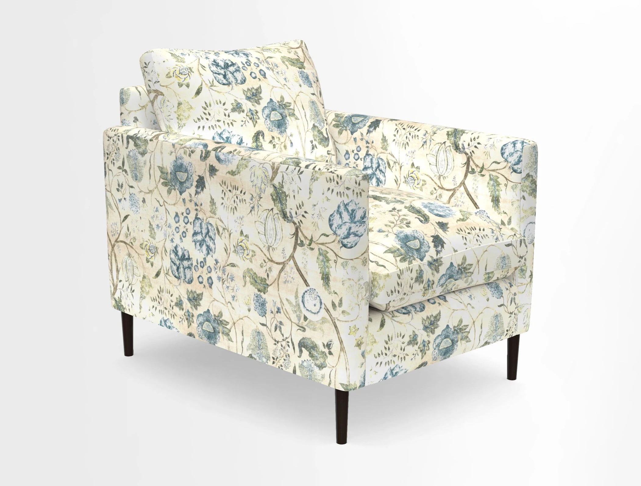 Heyshott Chair in Two Tone Plain Biscuit. Loose cover option available