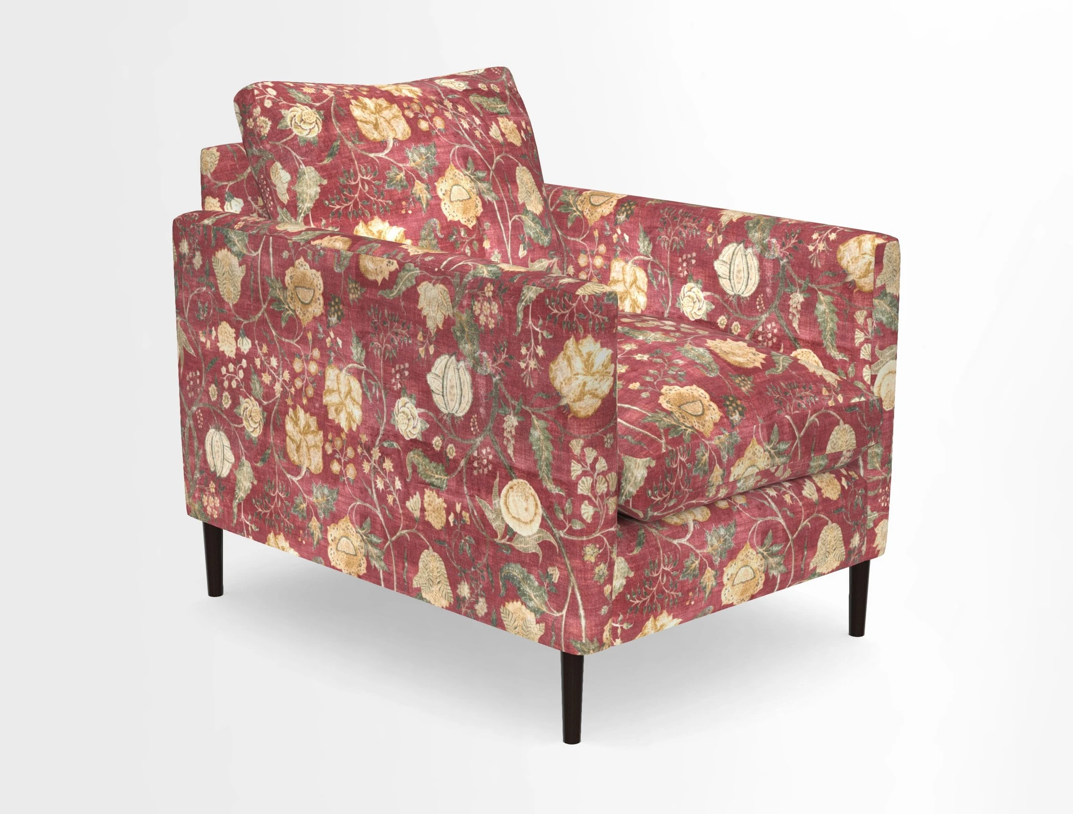 Heyshott Chair in Two Tone Plain Biscuit. Loose cover option available