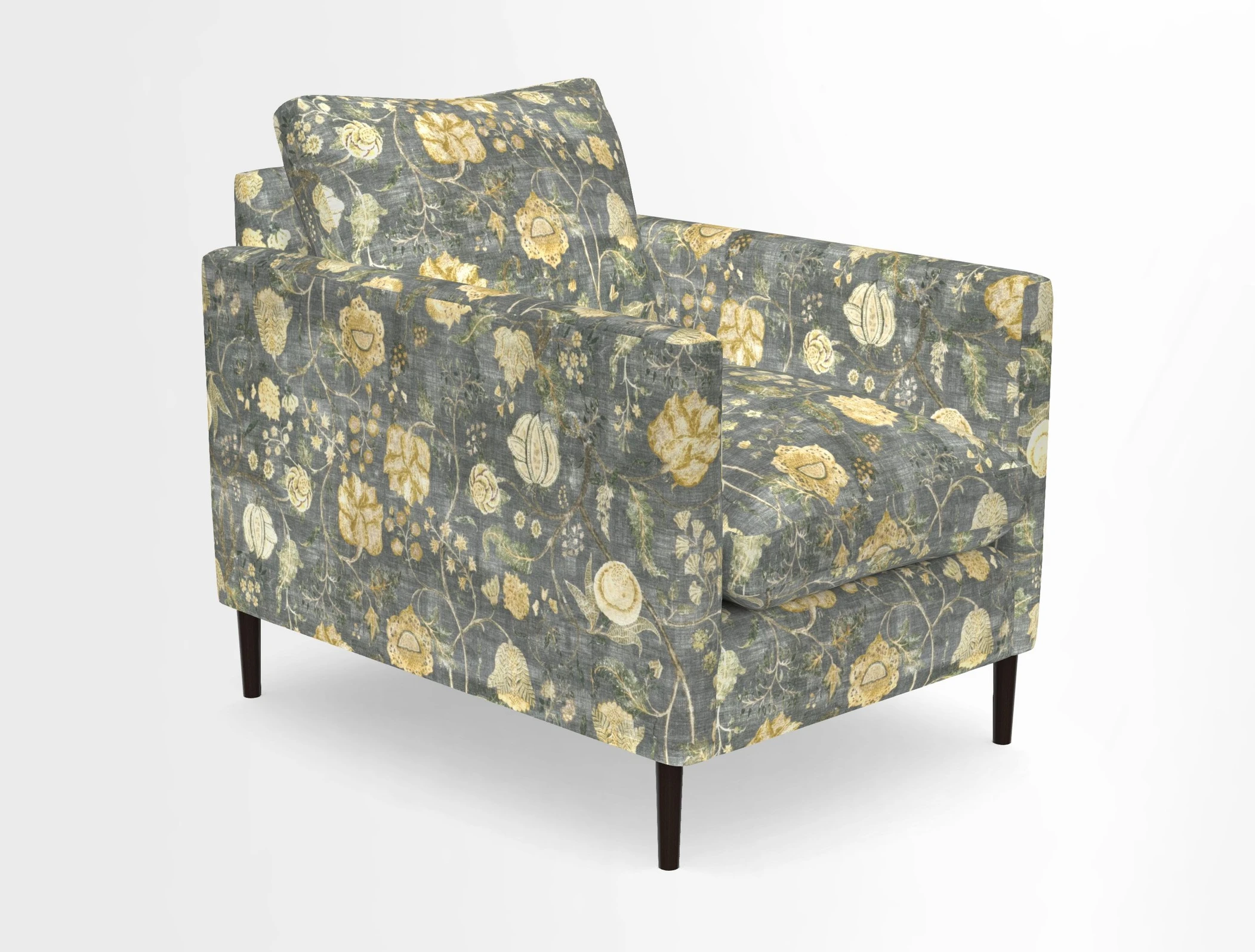 Heyshott Chair in Two Tone Plain Biscuit. Loose cover option available