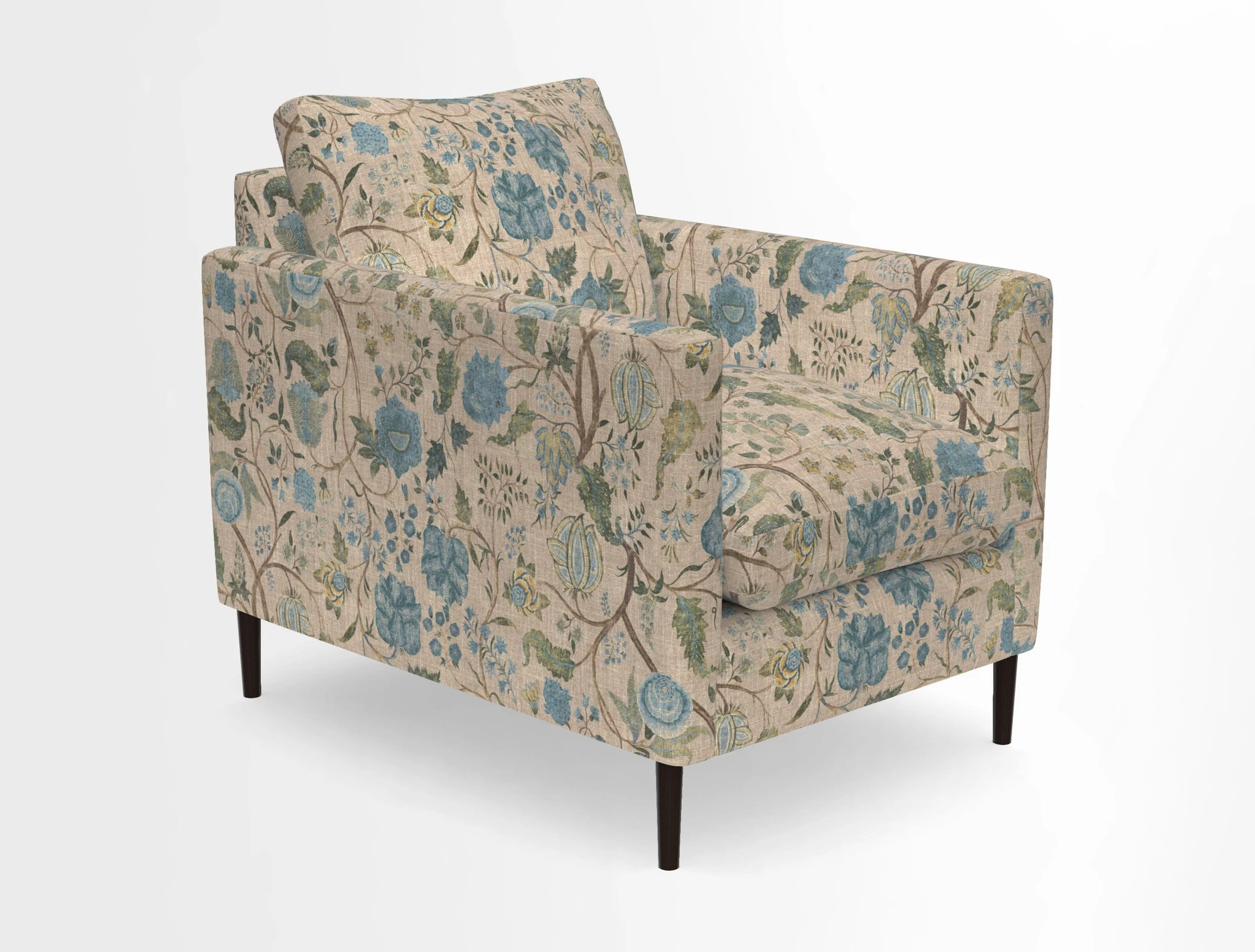 Heyshott Chair in Two Tone Plain Biscuit. Loose cover option available