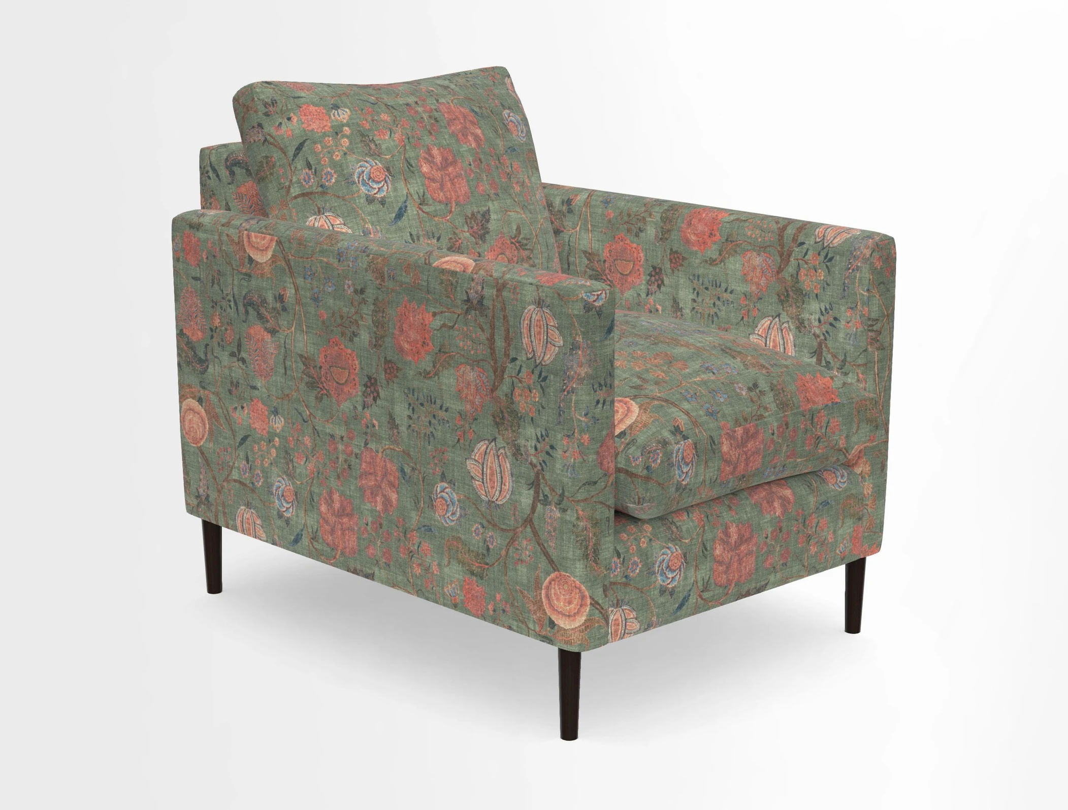Heyshott Chair in Two Tone Plain Biscuit. Loose cover option available