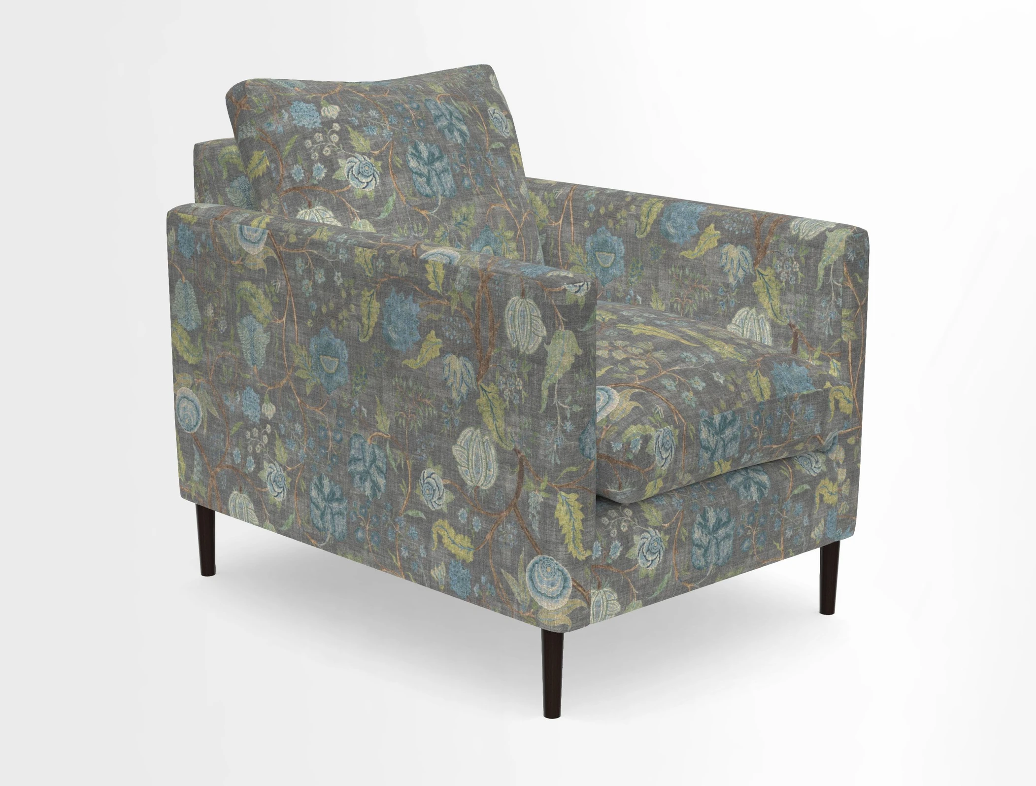 Heyshott Chair in Two Tone Plain Biscuit. Loose cover option available