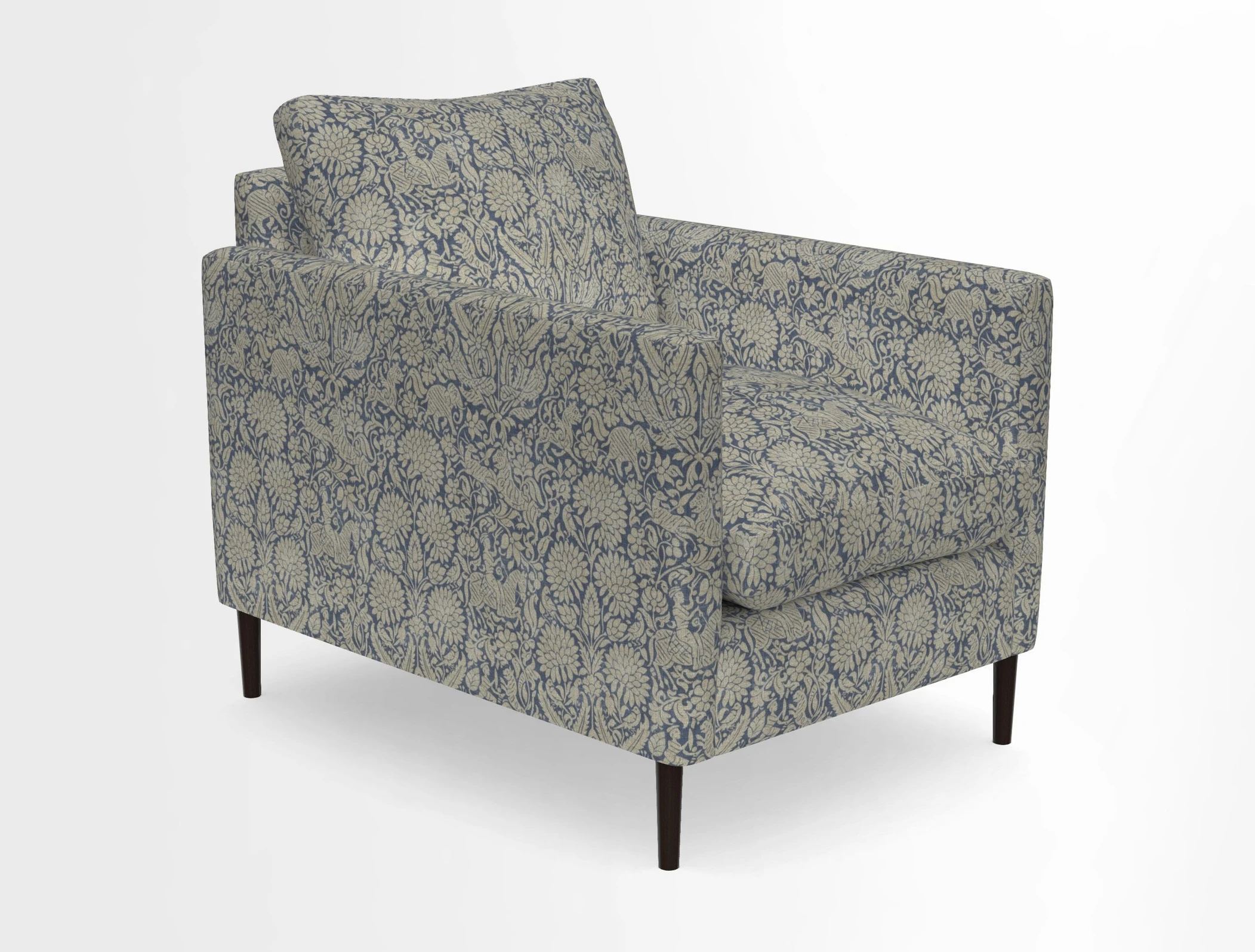 Heyshott Chair in Two Tone Plain Biscuit. Loose cover option available