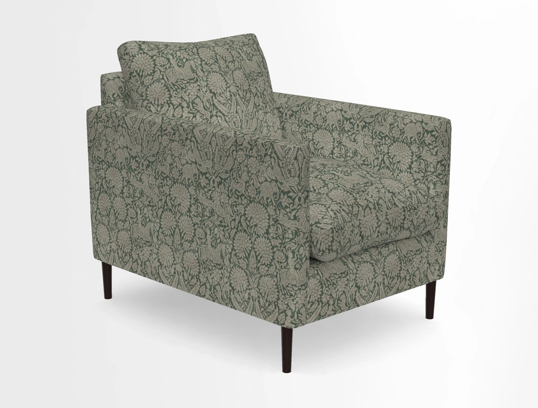 Heyshott Chair in Two Tone Plain Biscuit. Loose cover option available