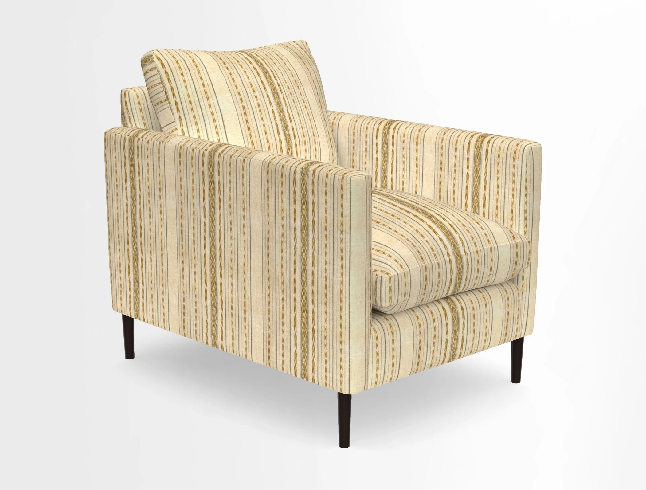Heyshott Chair in Two Tone Plain Biscuit. Loose cover option available