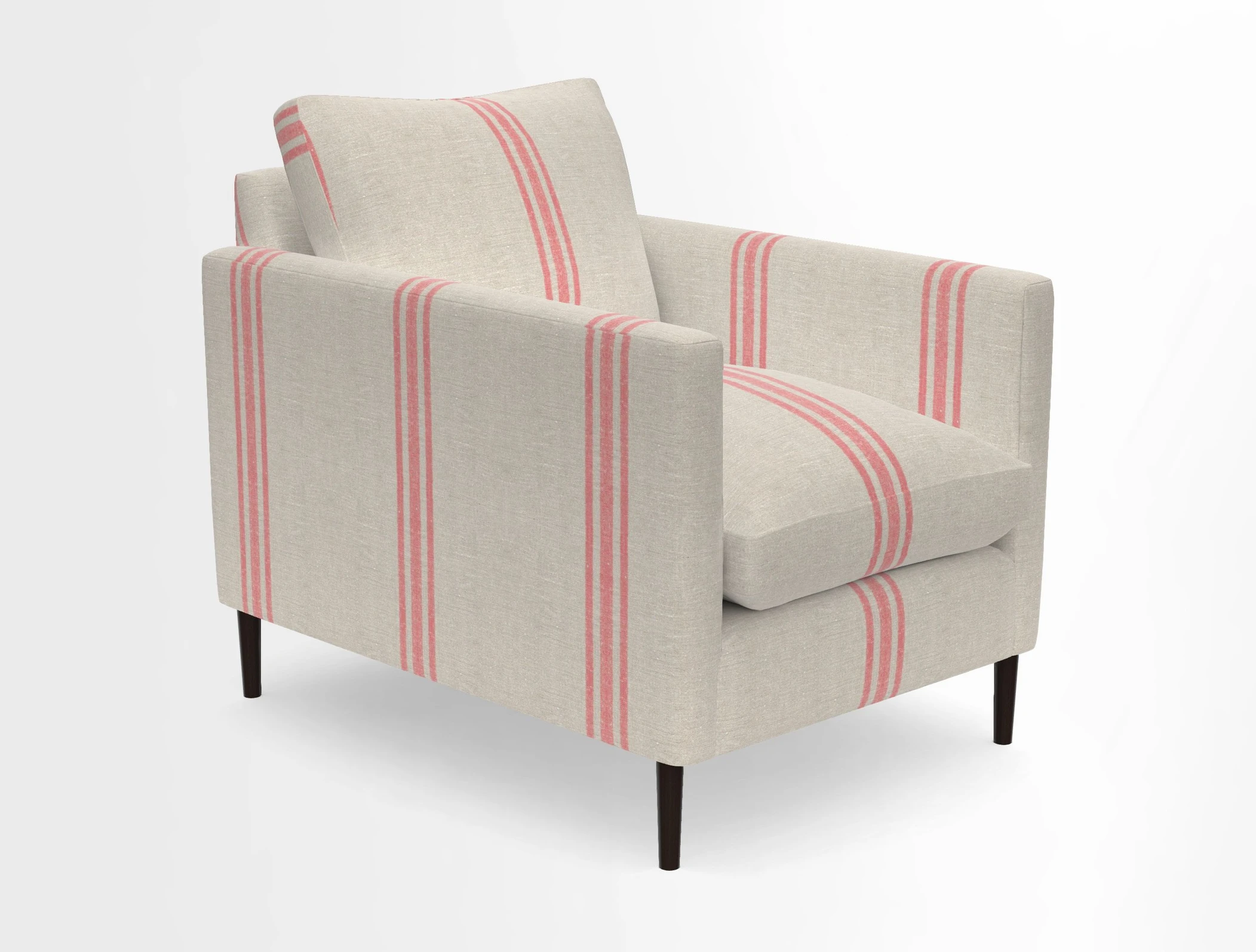 Heyshott Chair in Two Tone Plain Biscuit. Loose cover option available