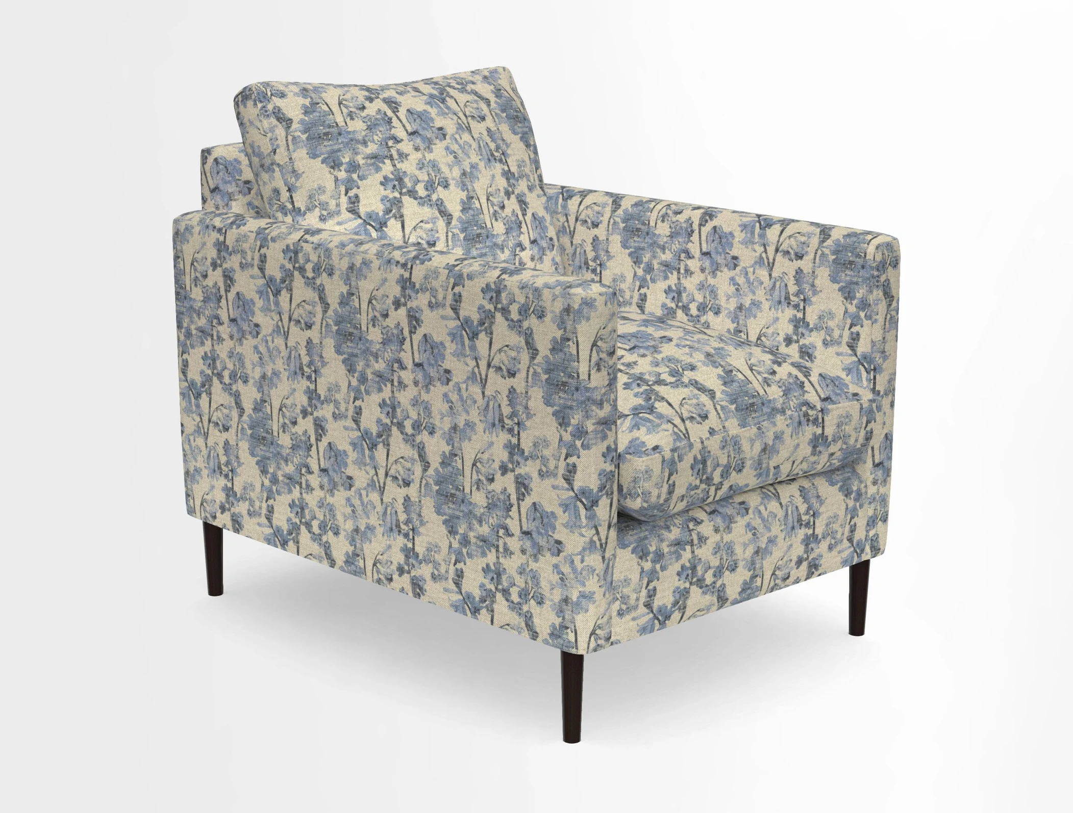 Heyshott Chair in Two Tone Plain Biscuit. Loose cover option available