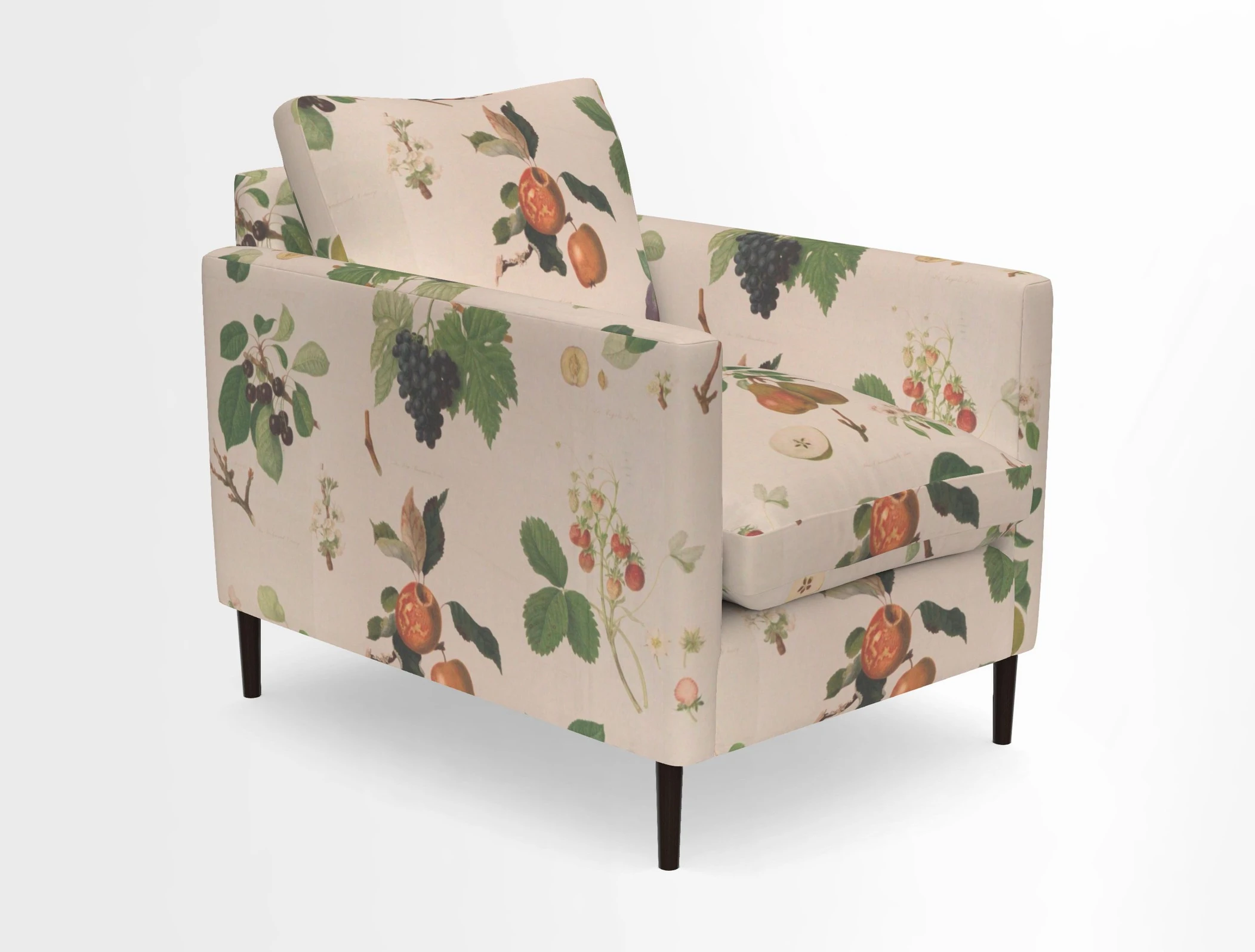 Heyshott Chair in Two Tone Plain Biscuit. Loose cover option available