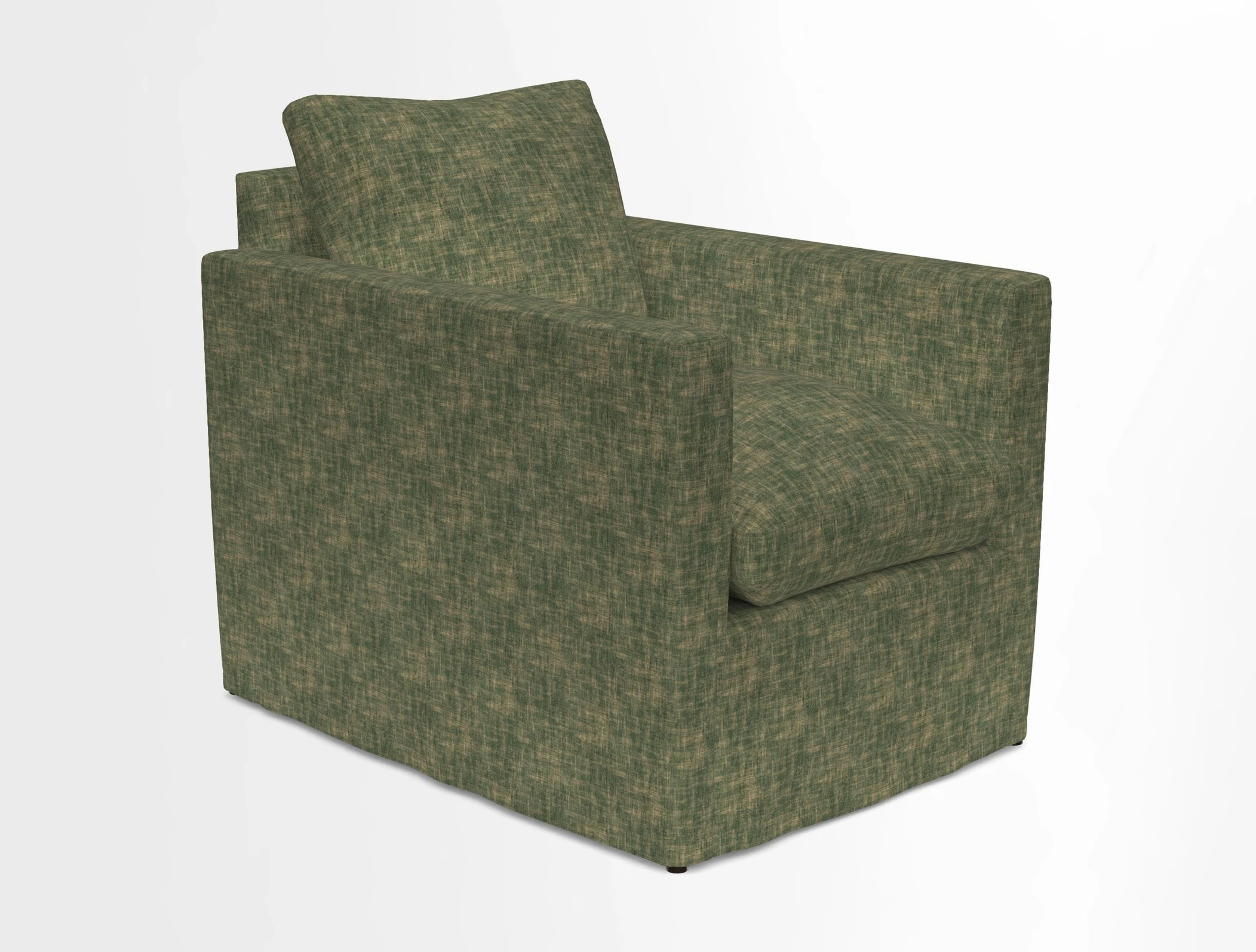 Heyshott Chair in Two Tone Plain Biscuit. Loose cover option available