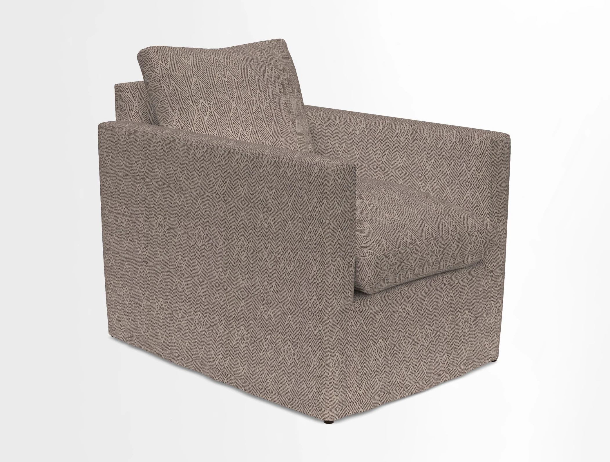 Heyshott Chair in Two Tone Plain Biscuit. Loose cover option available