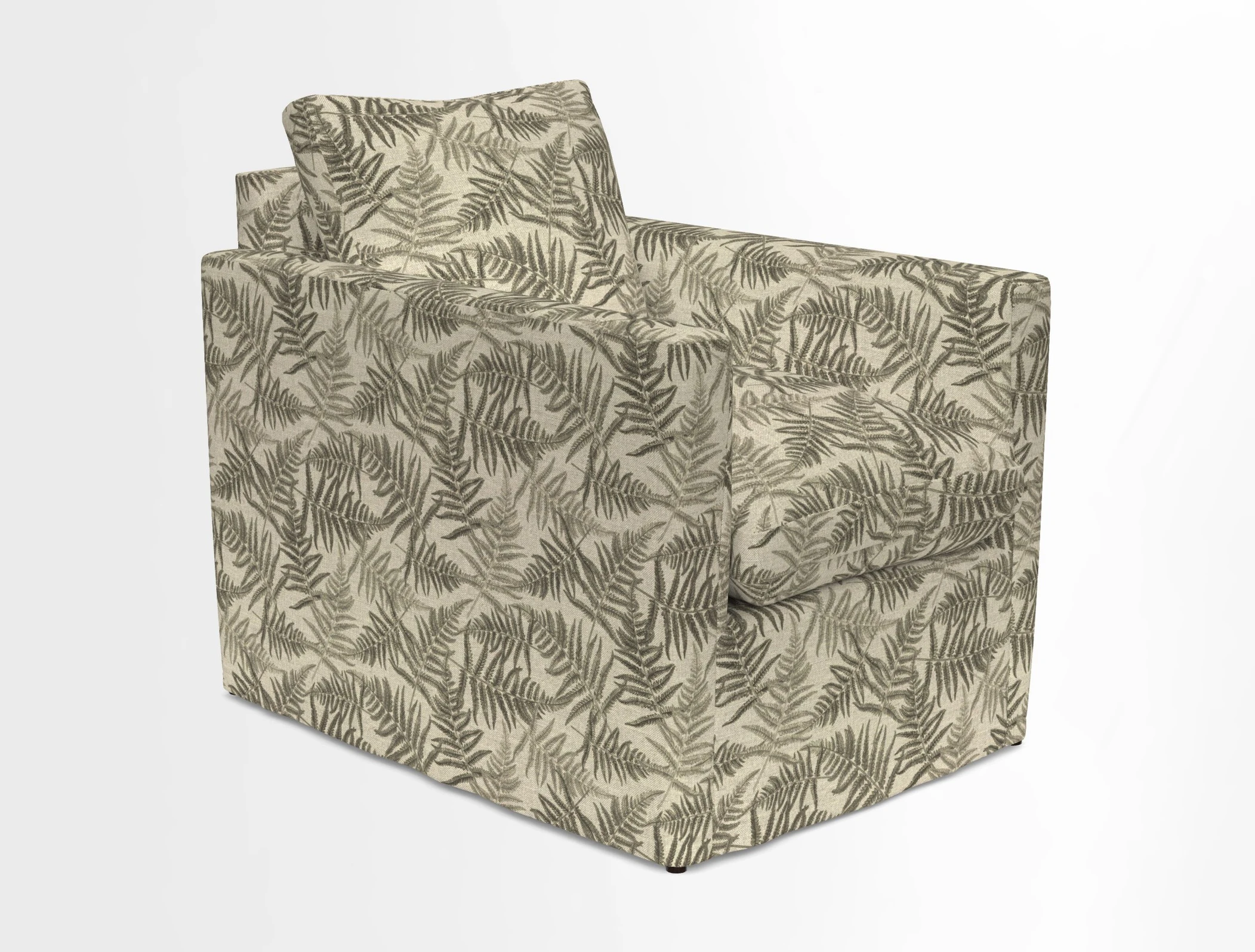 Heyshott Chair in Two Tone Plain Biscuit. Loose cover option available