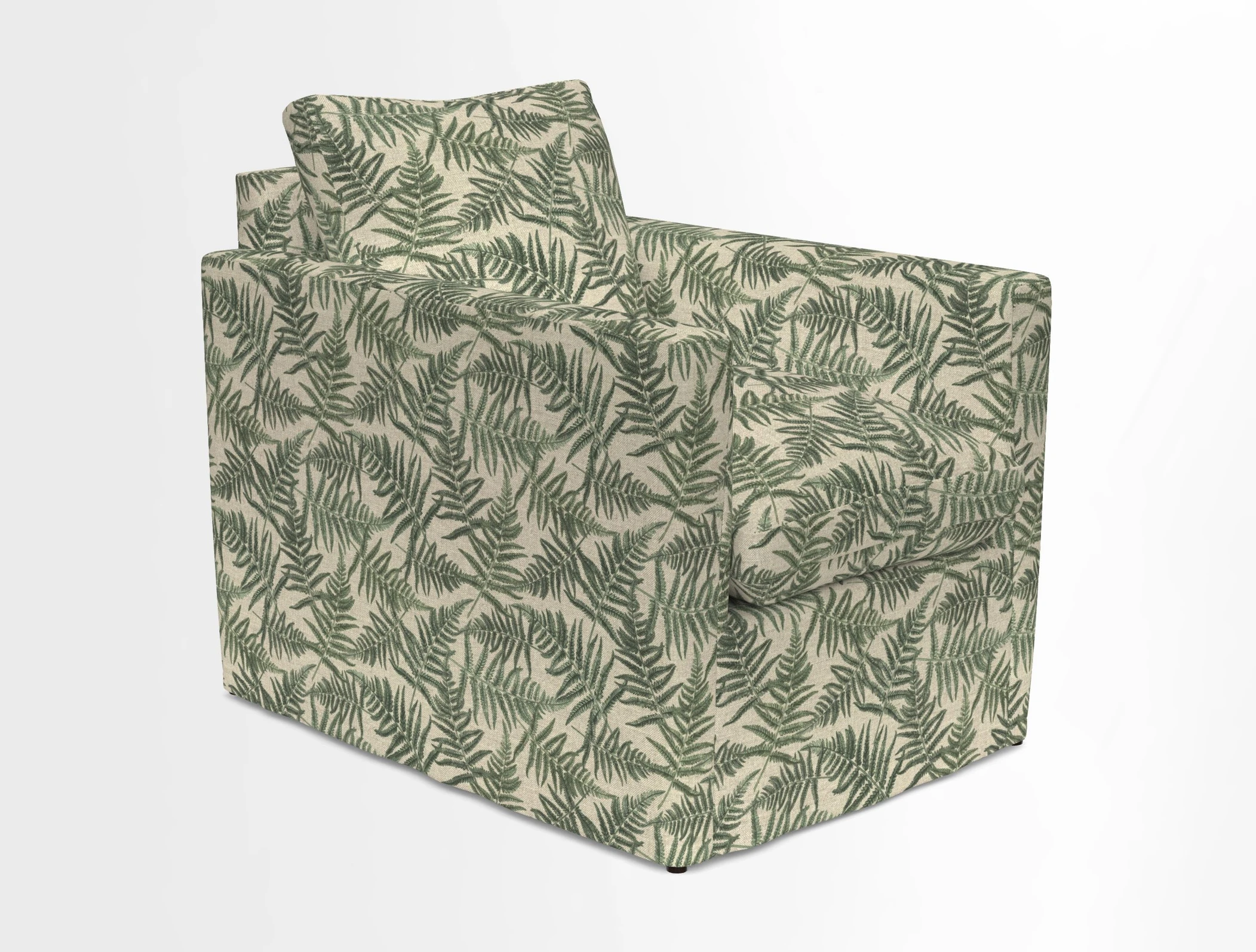 Heyshott Chair in Two Tone Plain Biscuit. Loose cover option available