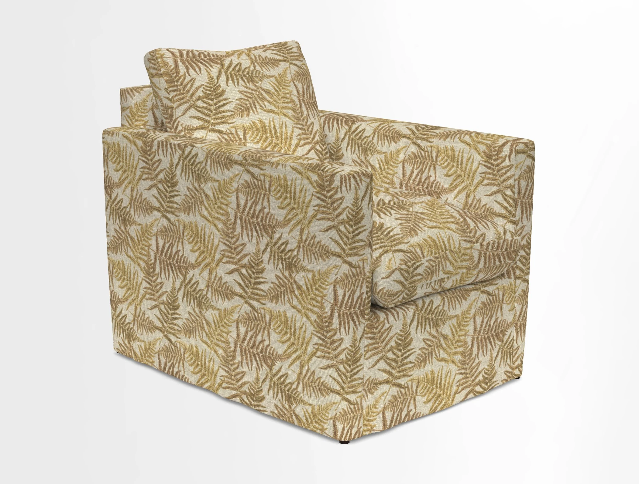 Heyshott Chair in Two Tone Plain Biscuit. Loose cover option available