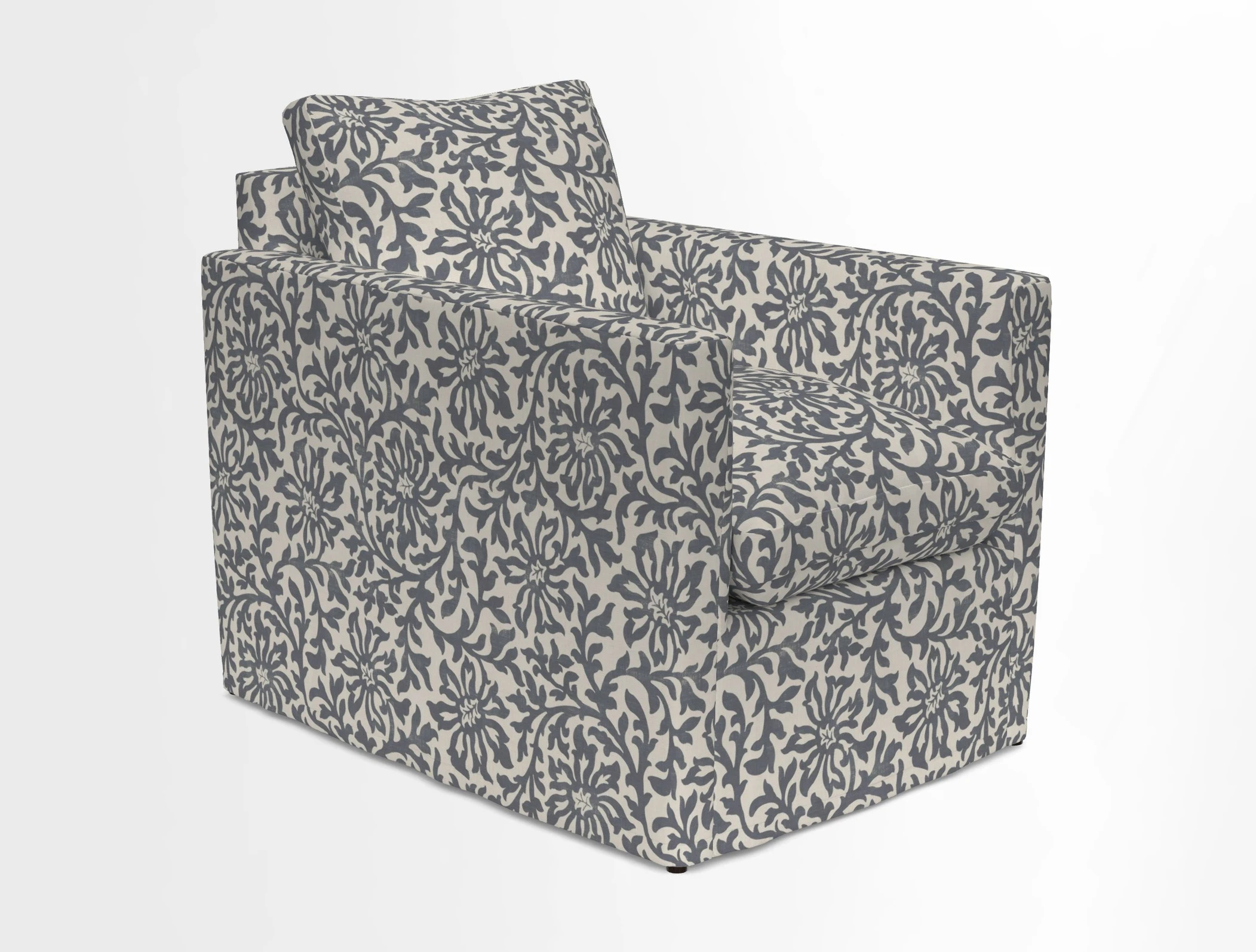 Heyshott Chair in Two Tone Plain Biscuit. Loose cover option available