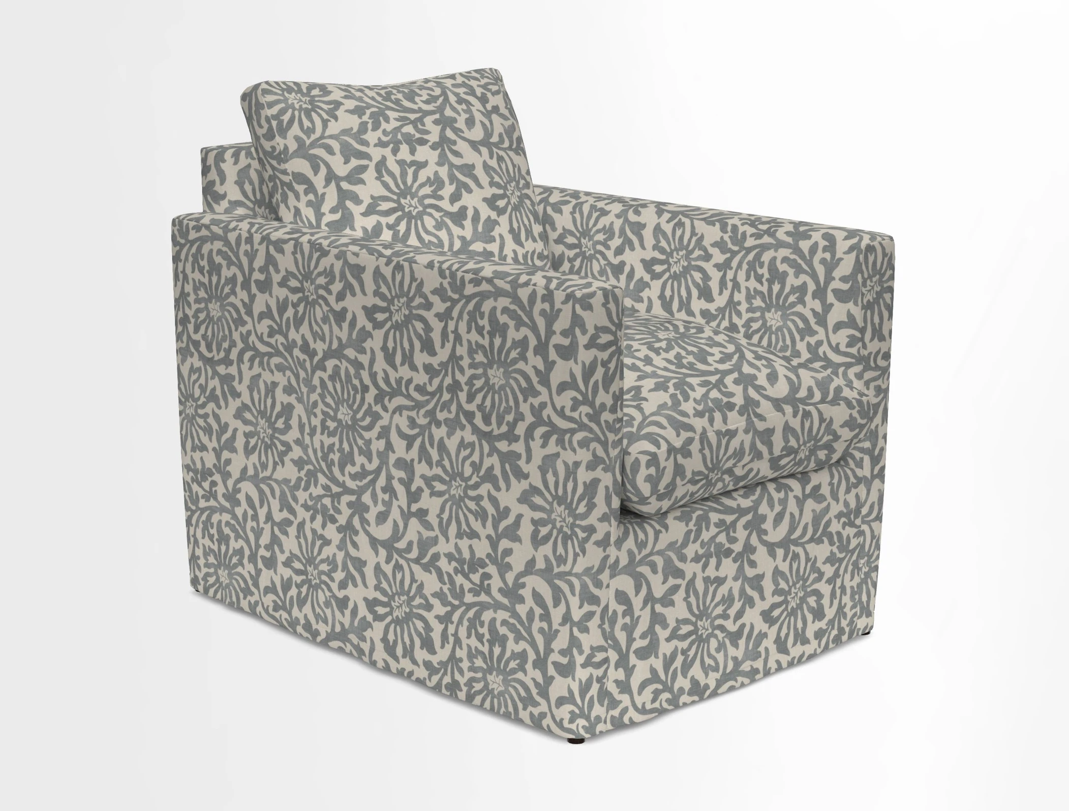 Heyshott Chair in Two Tone Plain Biscuit. Loose cover option available