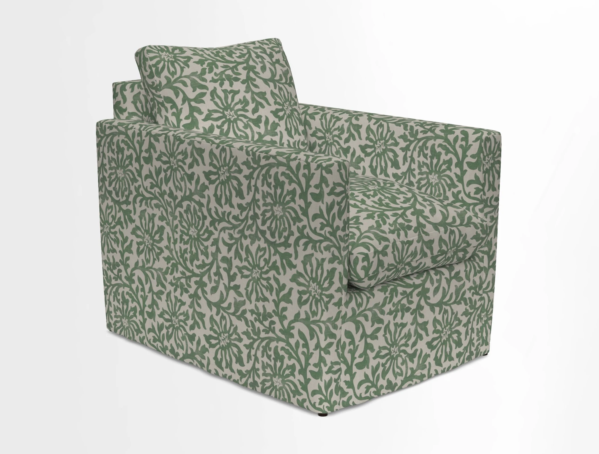Heyshott Chair in Two Tone Plain Biscuit. Loose cover option available