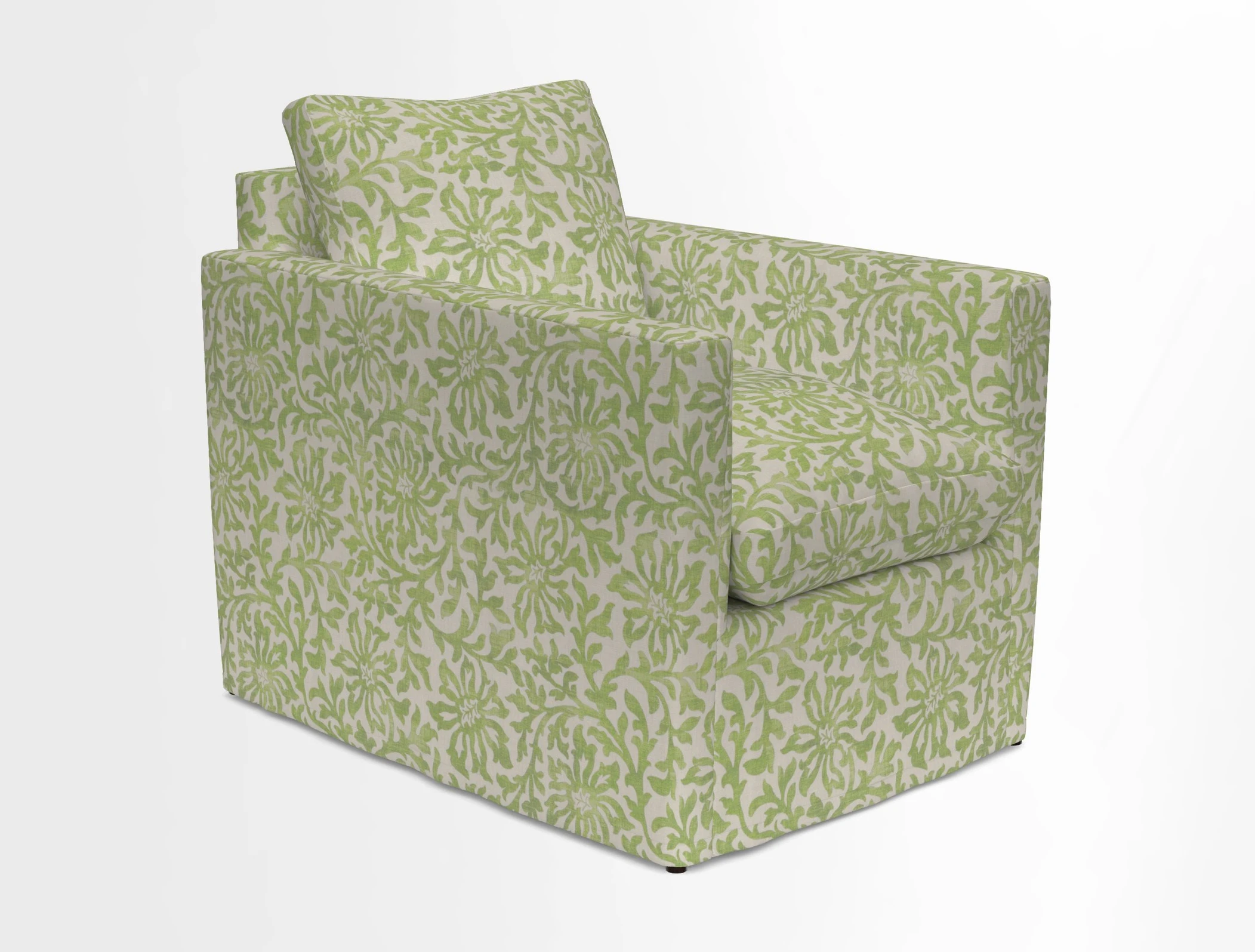 Heyshott Chair in Two Tone Plain Biscuit. Loose cover option available