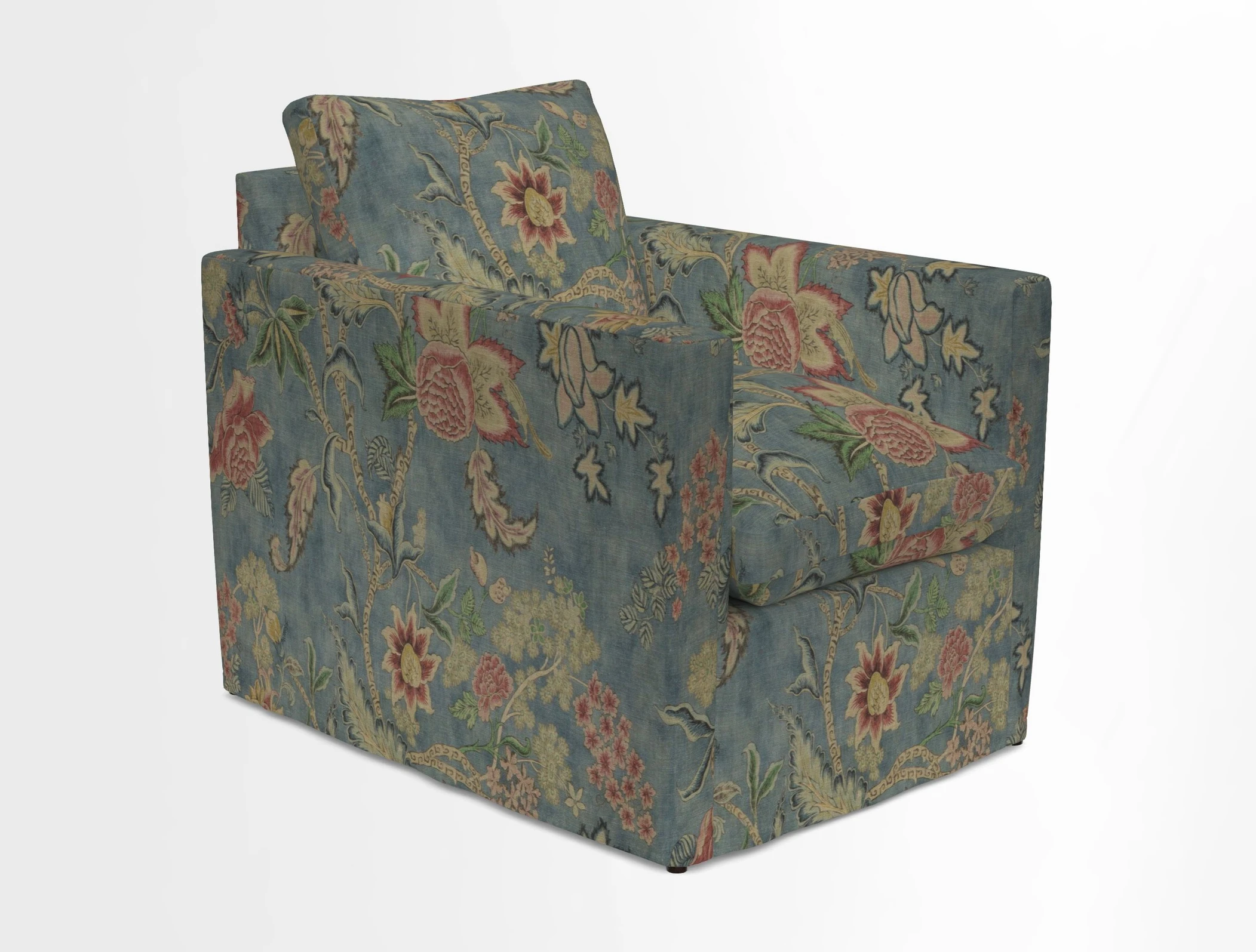 Heyshott Chair in Two Tone Plain Biscuit. Loose cover option available