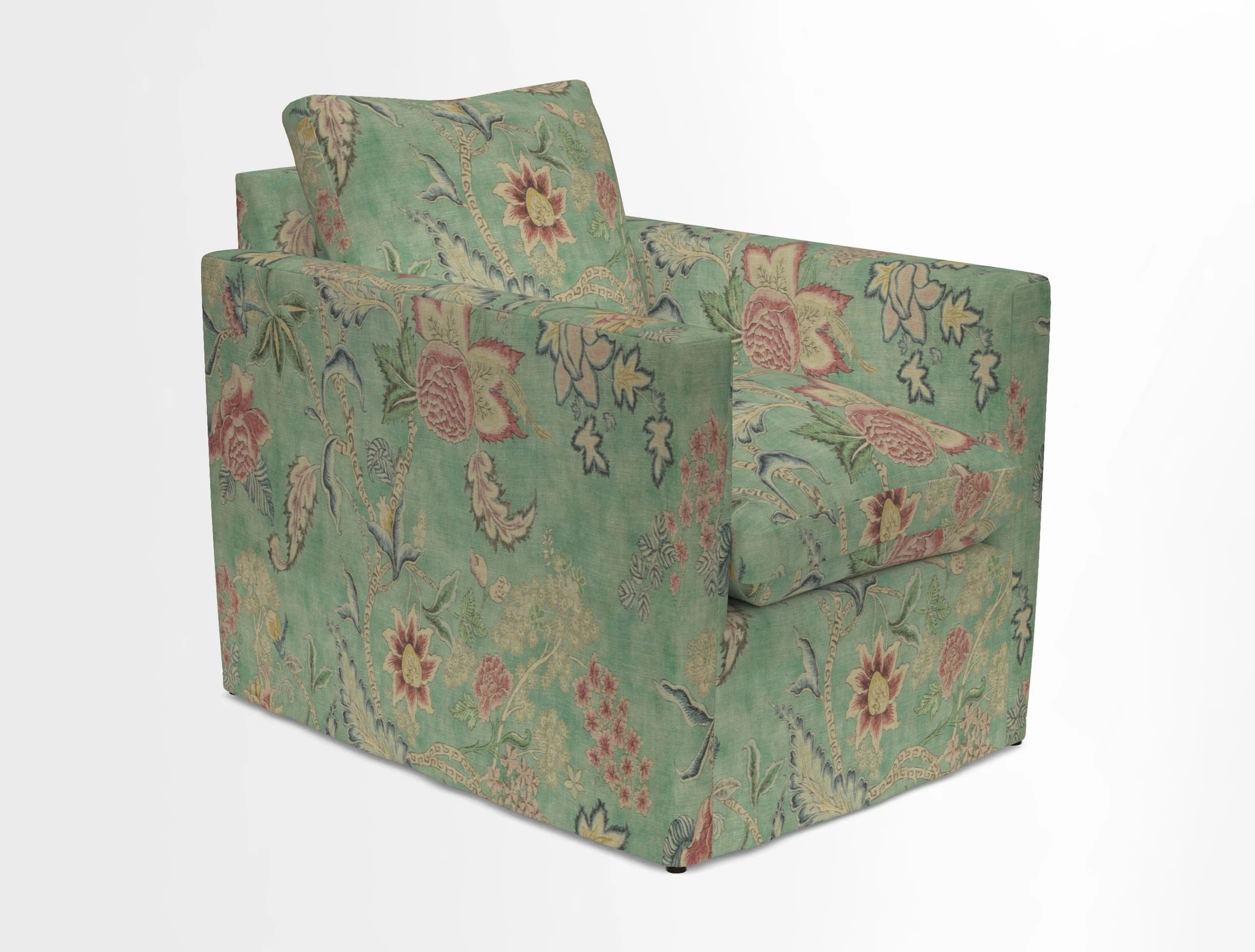Heyshott Chair in Two Tone Plain Biscuit. Loose cover option available