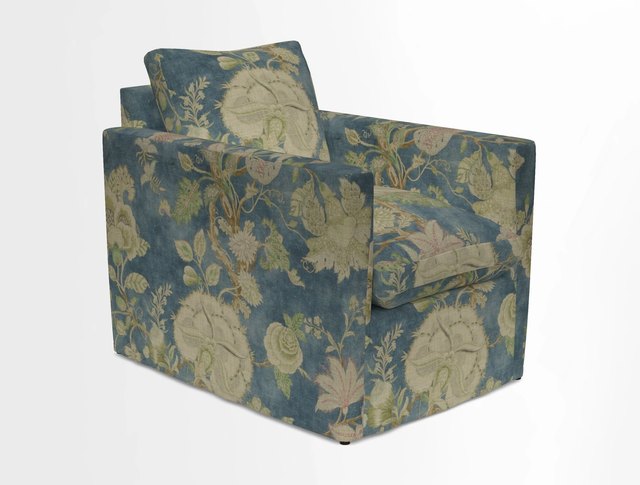 Heyshott Chair in Two Tone Plain Biscuit. Loose cover option available