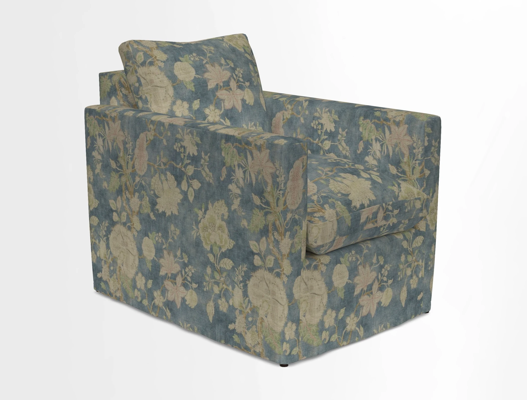 Heyshott Chair in Two Tone Plain Biscuit. Loose cover option available