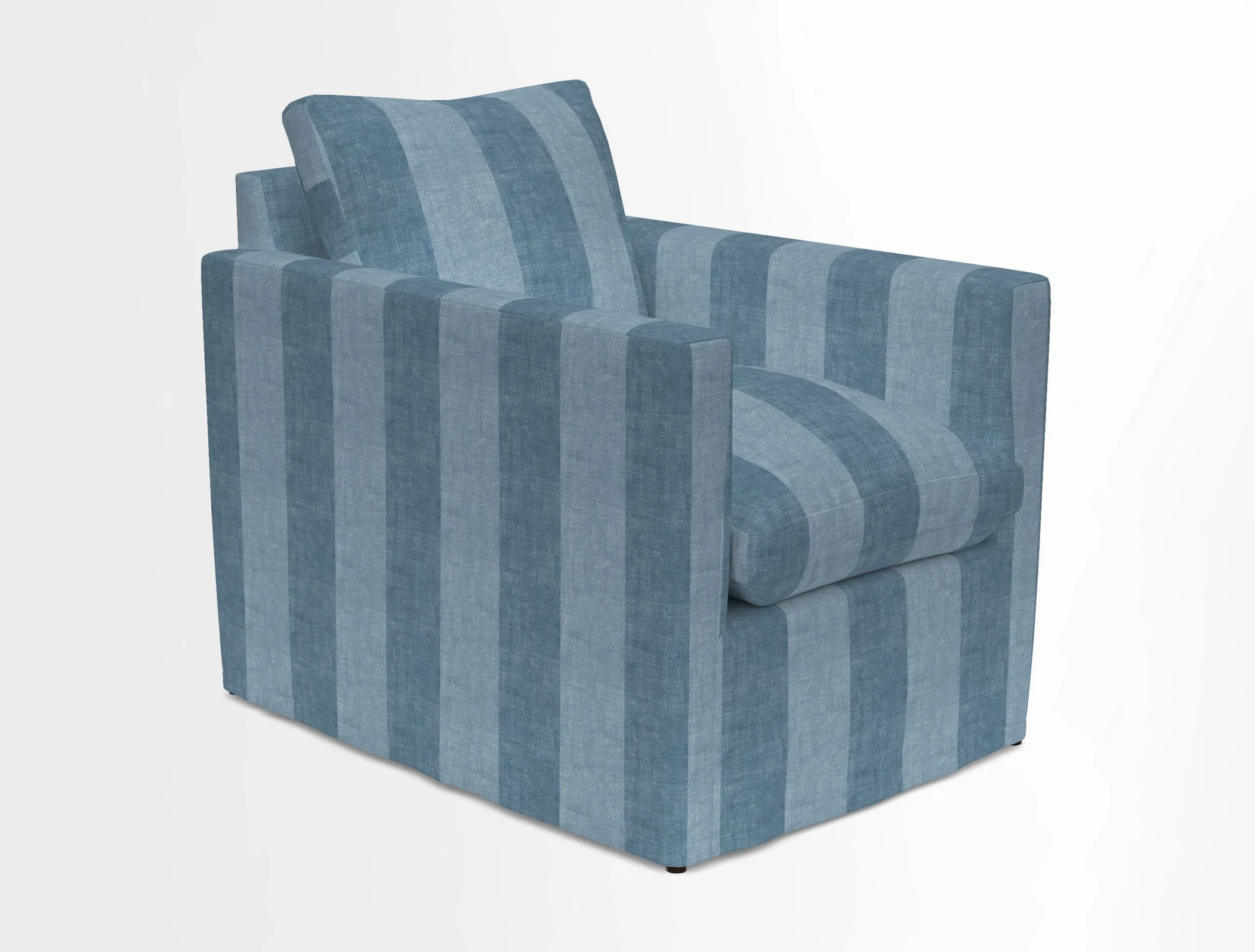 Heyshott Chair in Two Tone Plain Biscuit. Loose cover option available