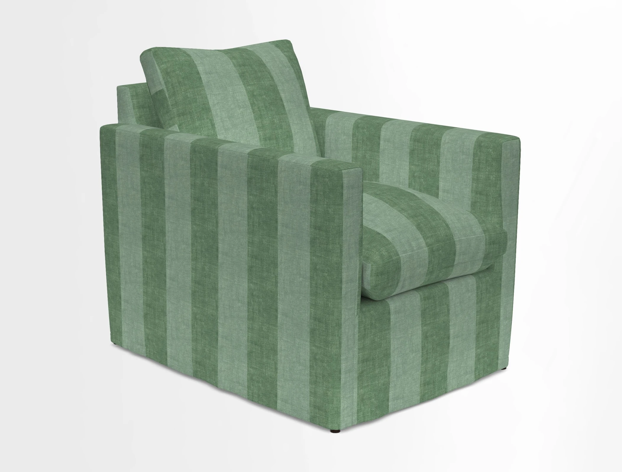 Heyshott Chair in Two Tone Plain Biscuit. Loose cover option available