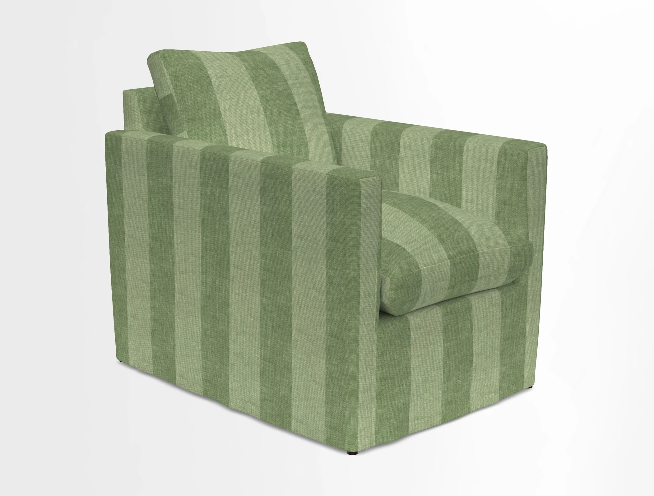 Heyshott Chair in Two Tone Plain Biscuit. Loose cover option available