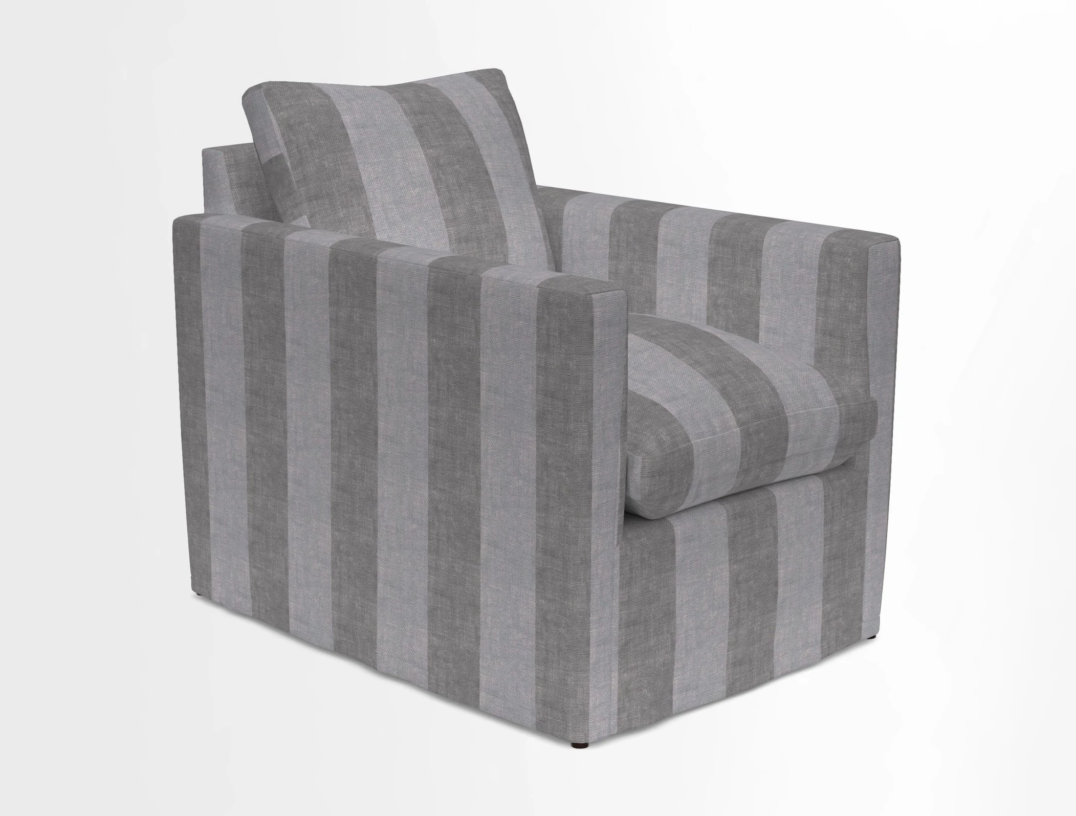 Heyshott Chair in Two Tone Plain Biscuit. Loose cover option available