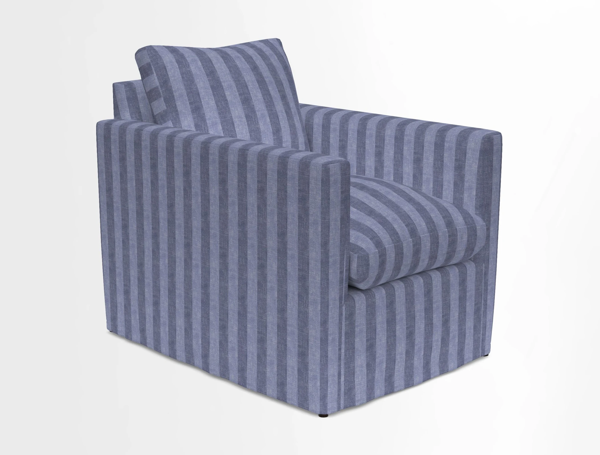 Heyshott Chair in Two Tone Plain Biscuit. Loose cover option available