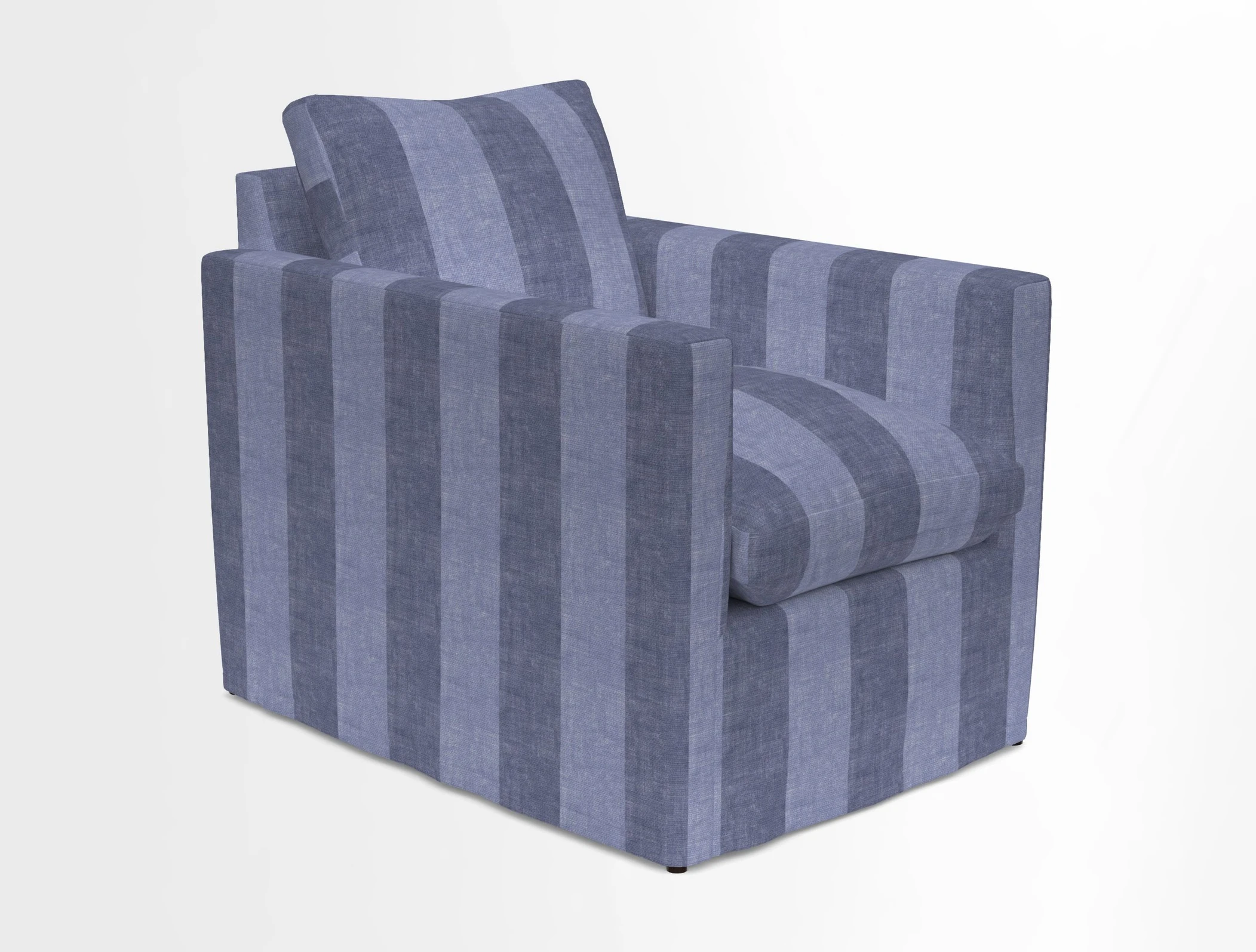 Heyshott Chair in Two Tone Plain Biscuit. Loose cover option available