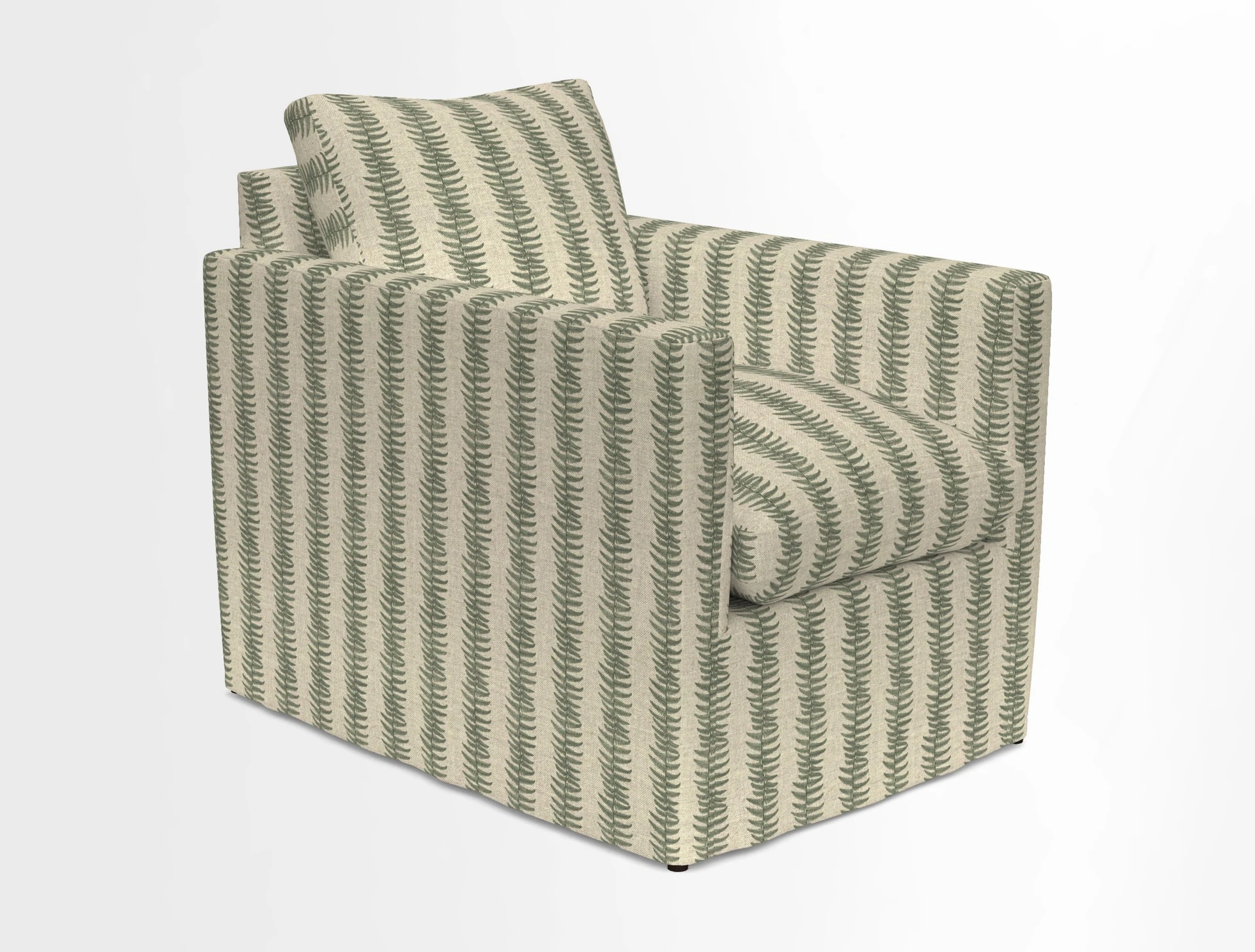 Heyshott Chair in Two Tone Plain Biscuit. Loose cover option available