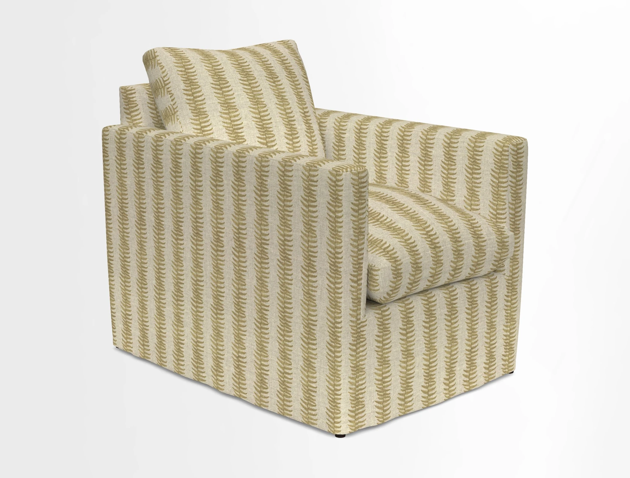 Heyshott Chair in Two Tone Plain Biscuit. Loose cover option available