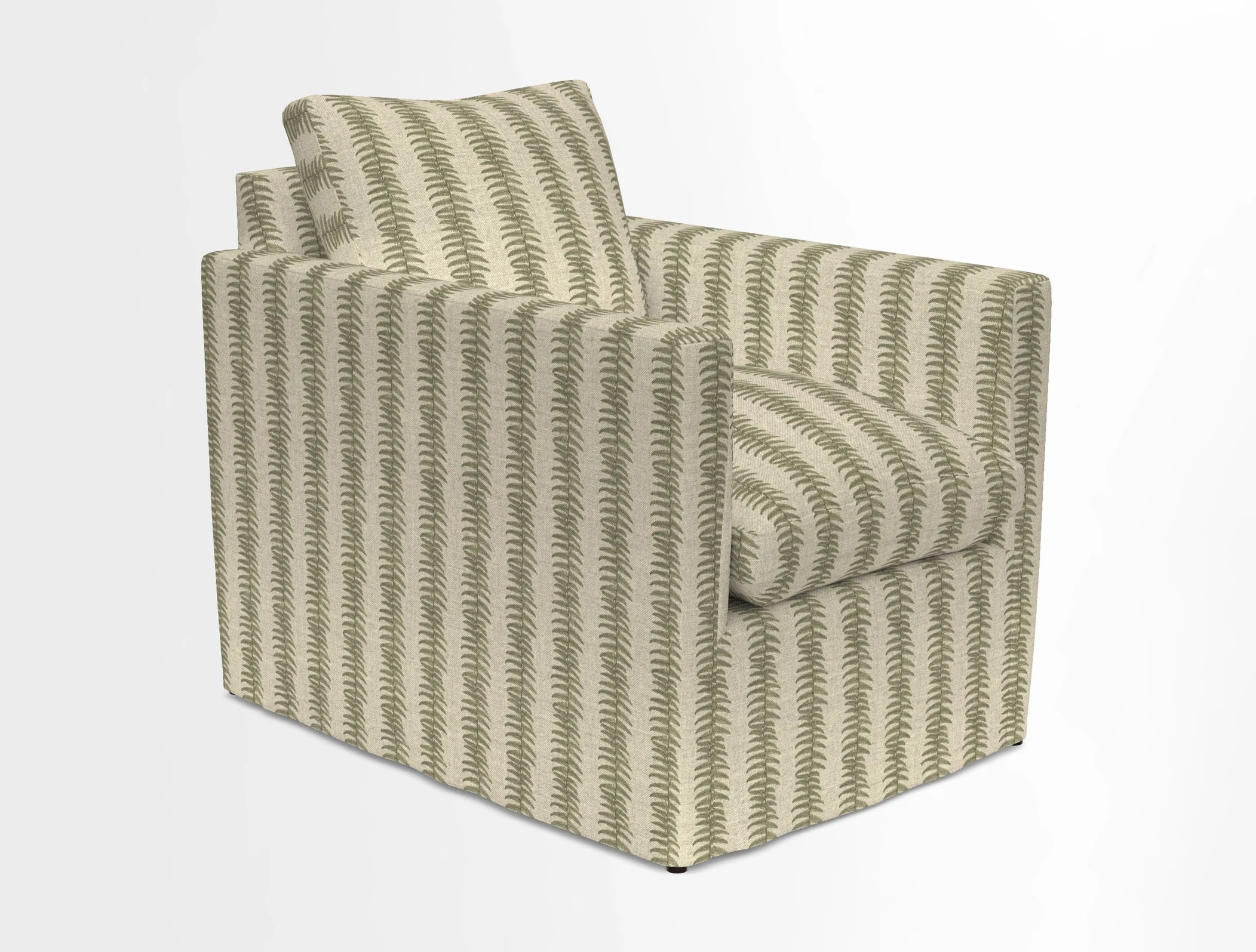 Heyshott Chair in Two Tone Plain Biscuit. Loose cover option available