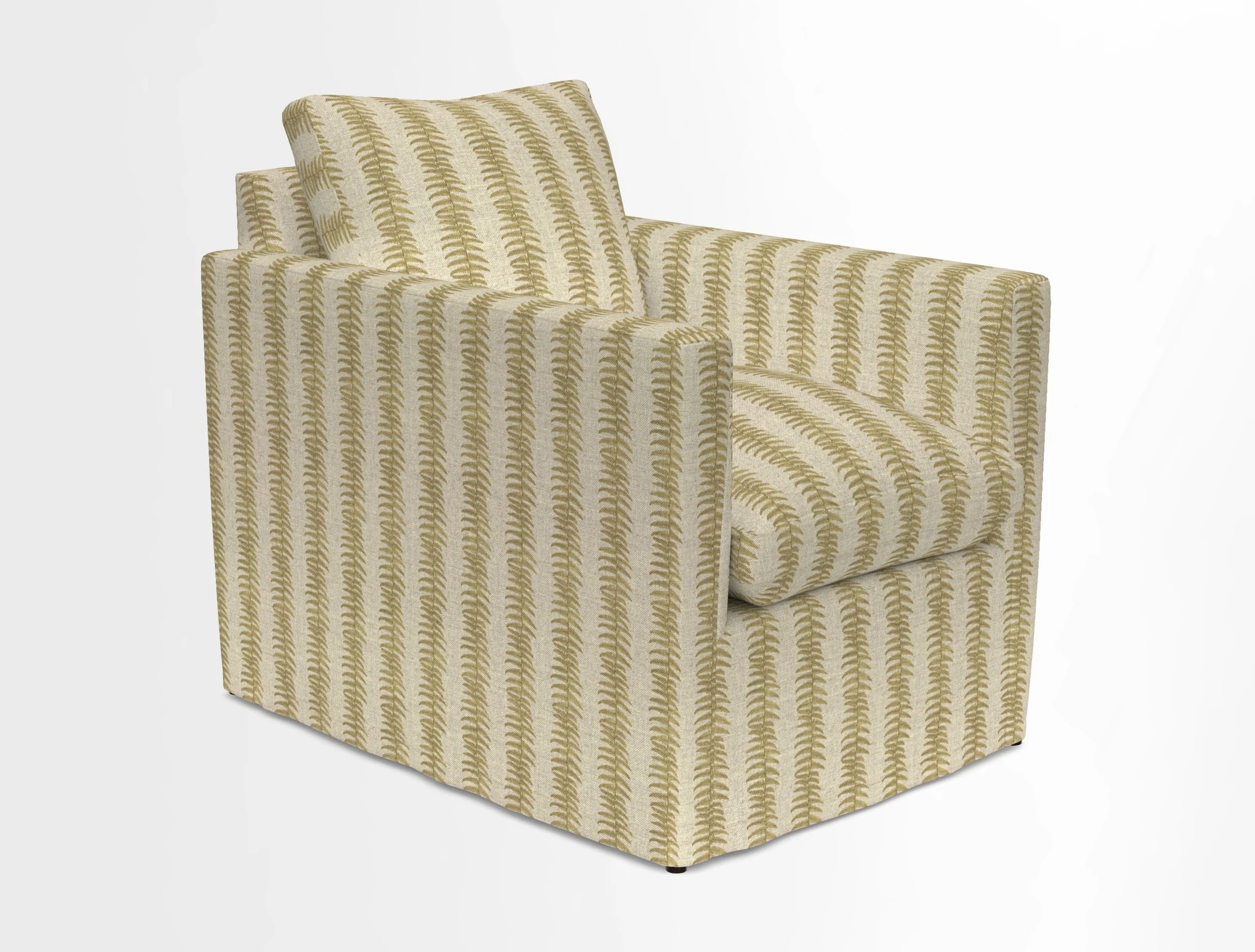 Heyshott Chair in Two Tone Plain Biscuit. Loose cover option available