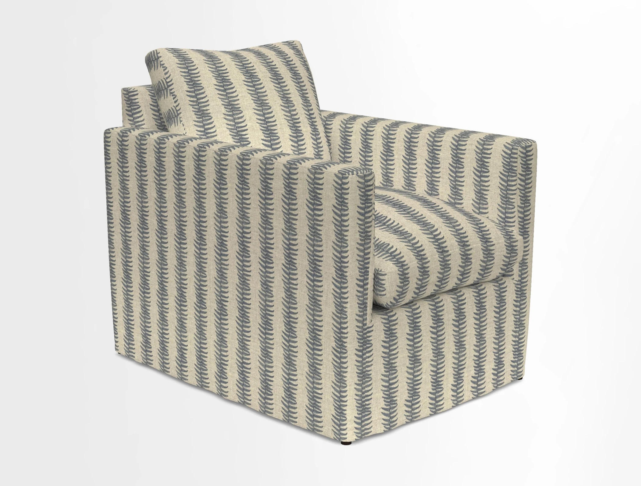 Heyshott Chair in Two Tone Plain Biscuit. Loose cover option available