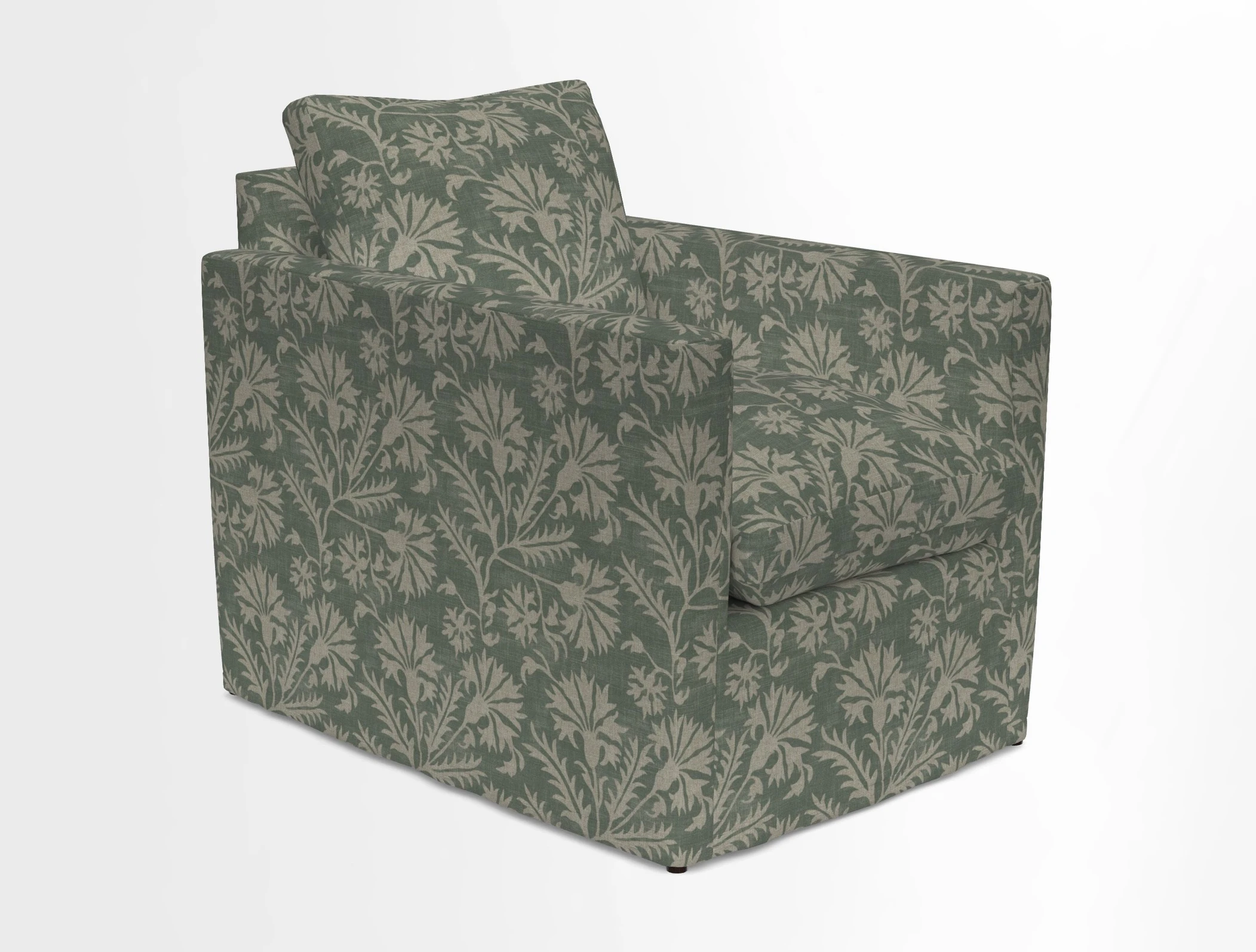 Heyshott Chair in Two Tone Plain Biscuit. Loose cover option available