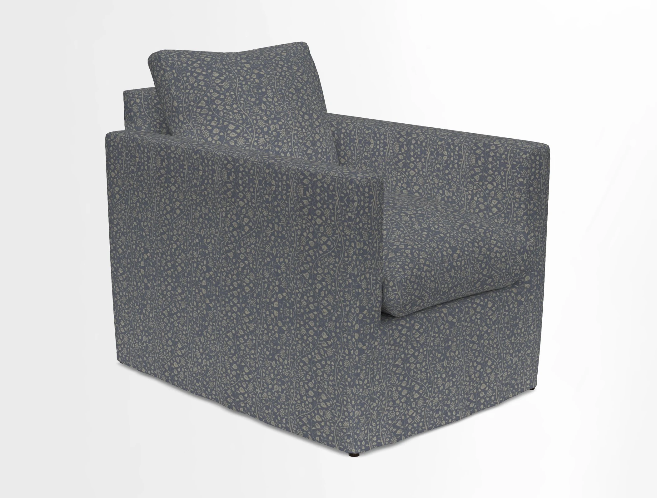 Heyshott Chair in Two Tone Plain Biscuit. Loose cover option available