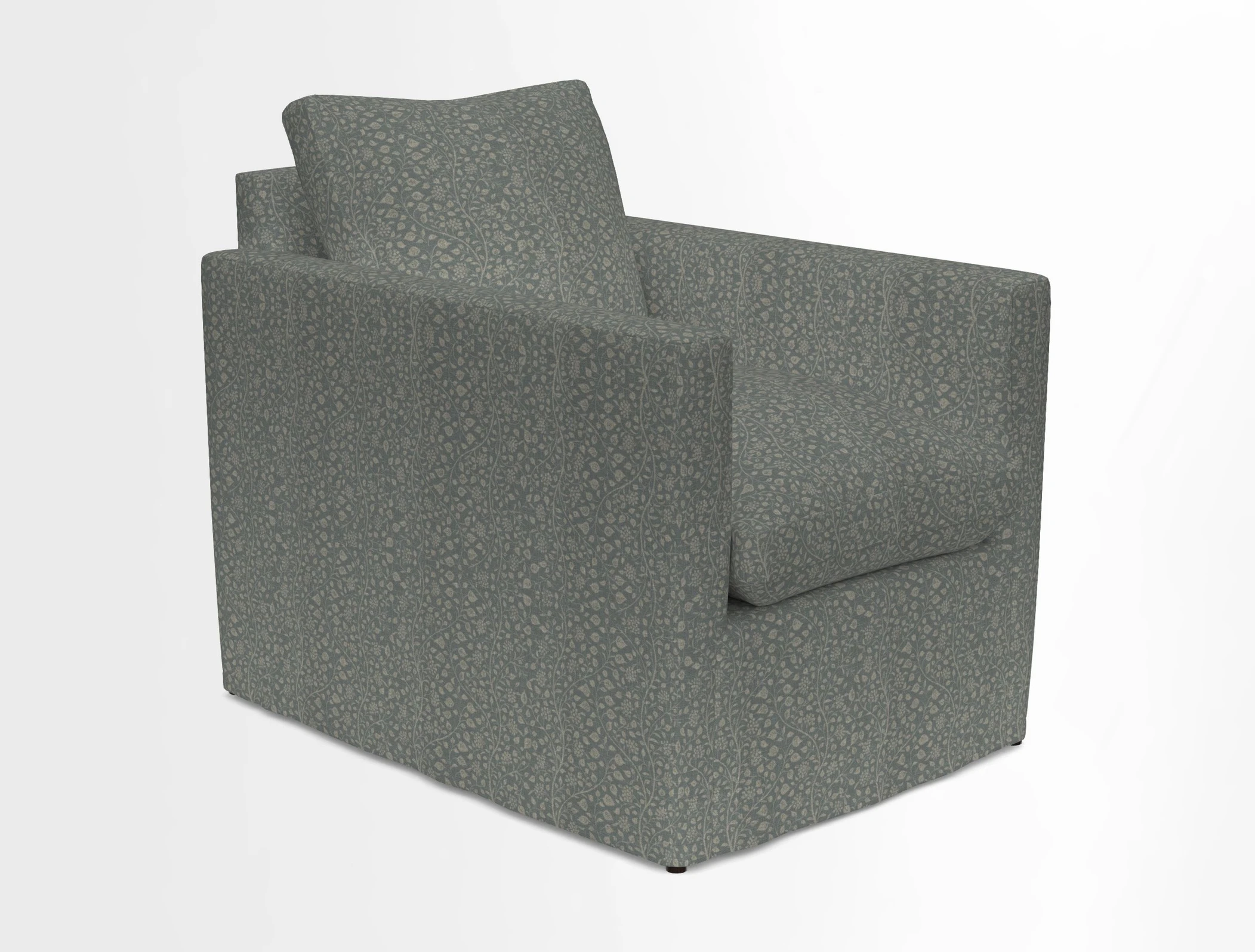 Heyshott Chair in Two Tone Plain Biscuit. Loose cover option available