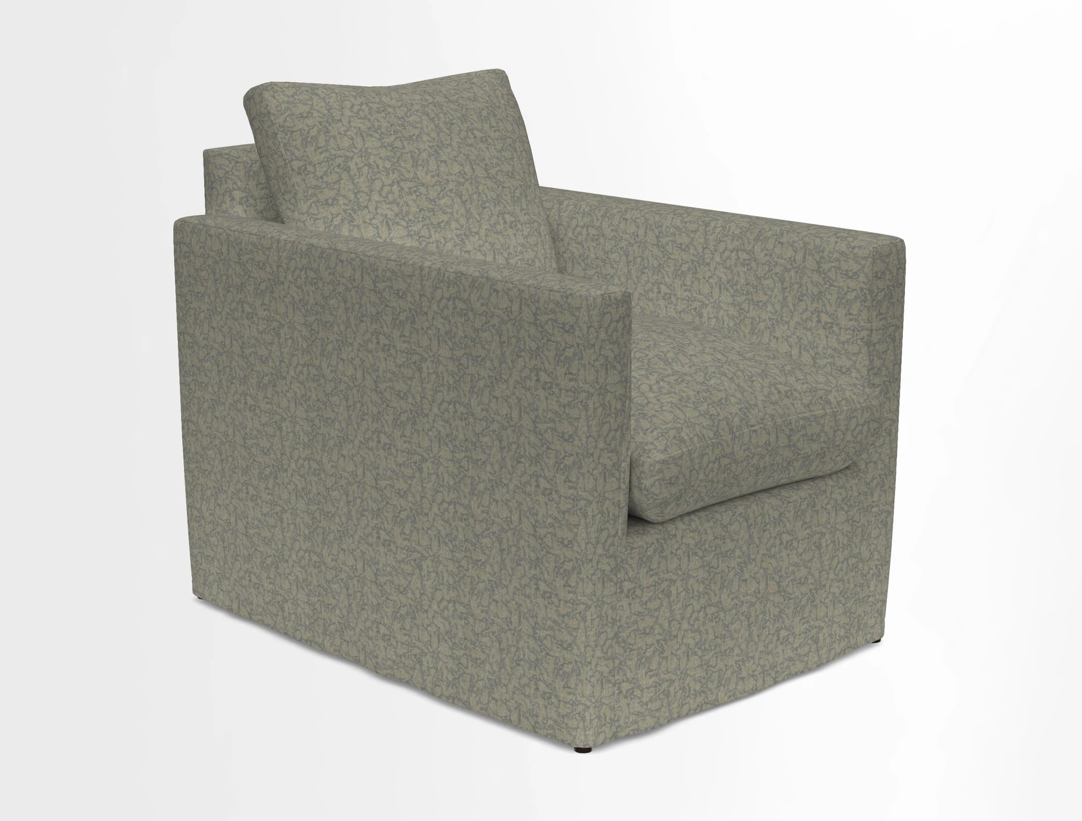 Heyshott Chair in Two Tone Plain Biscuit. Loose cover option available