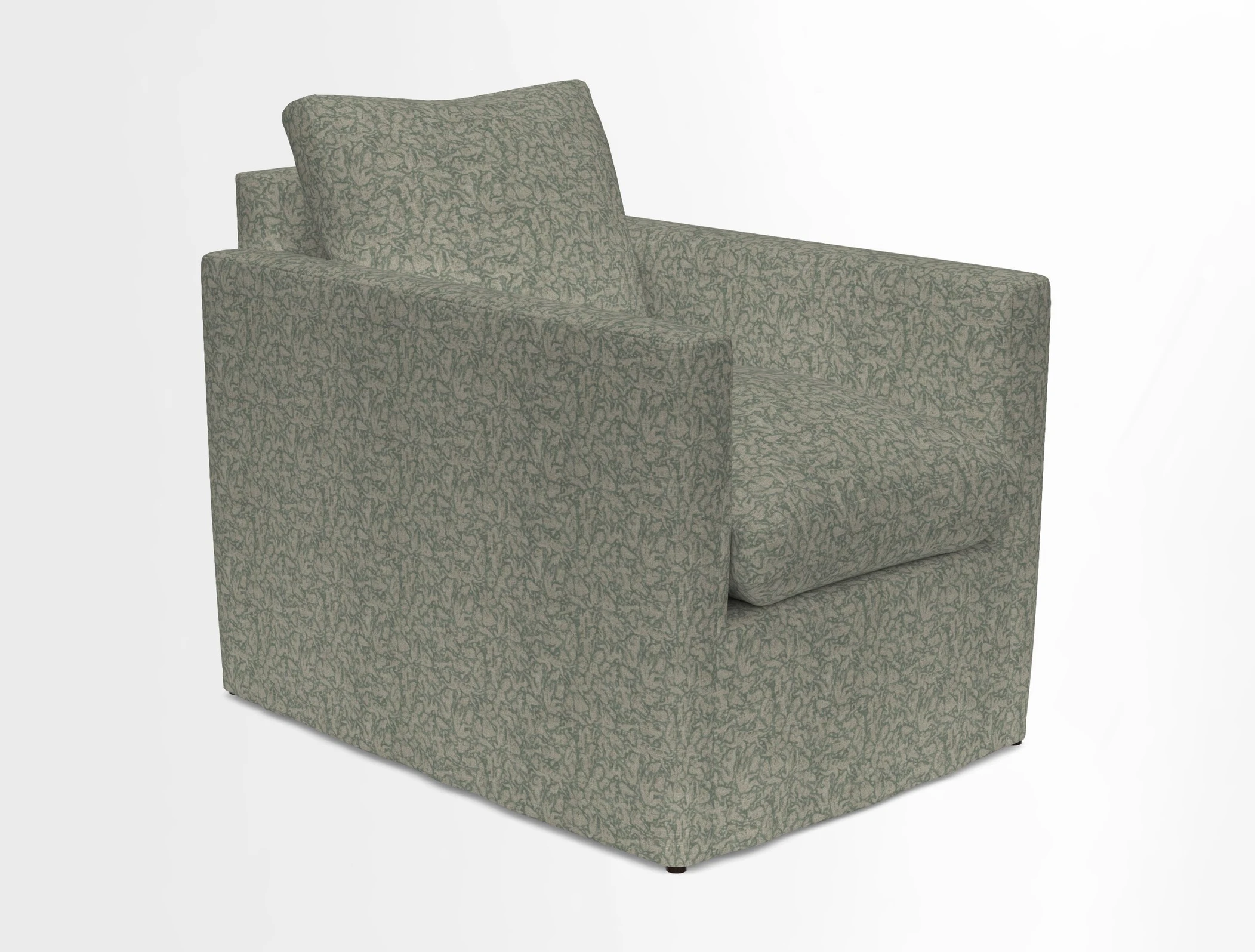 Heyshott Chair in Two Tone Plain Biscuit. Loose cover option available