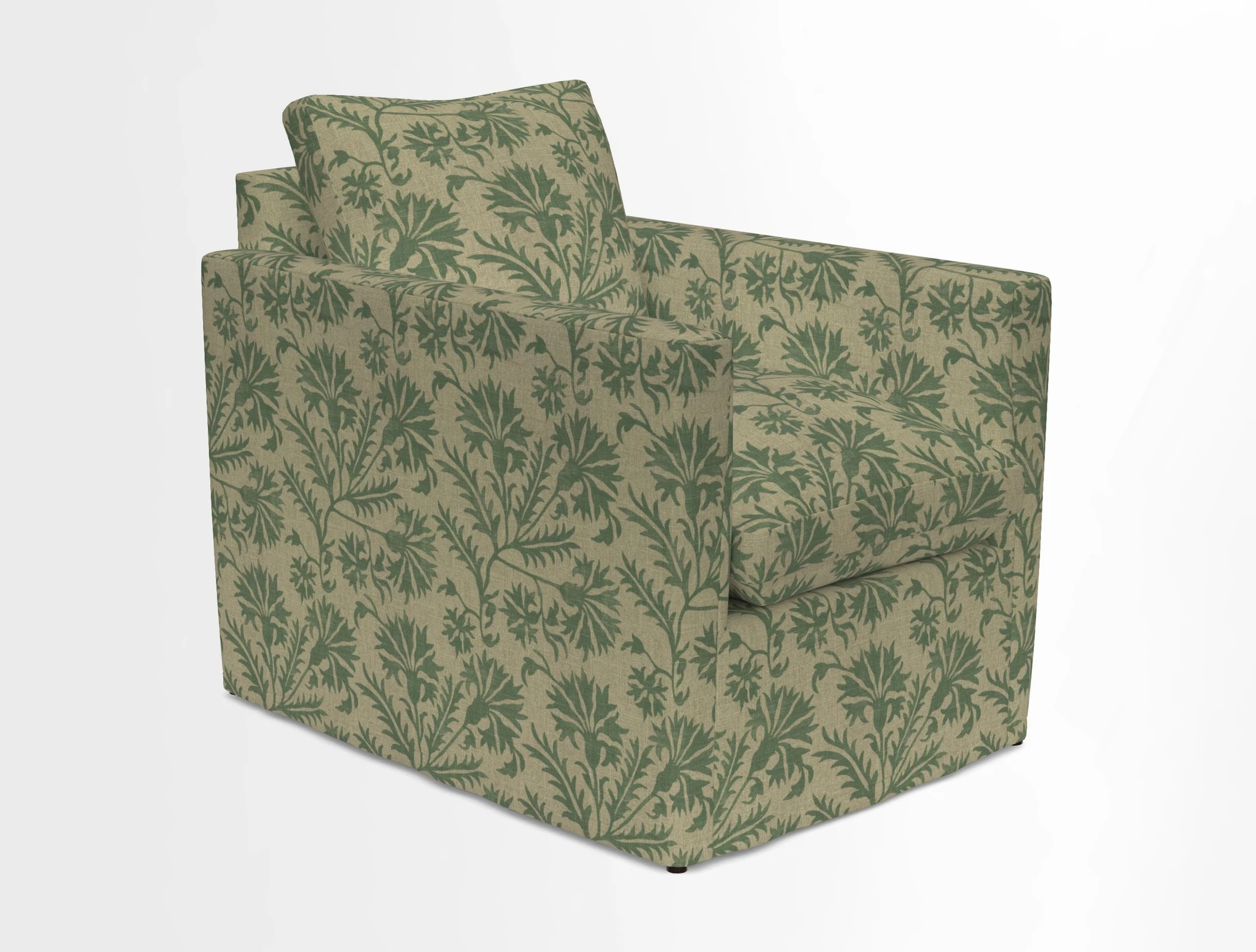 Heyshott Chair in Two Tone Plain Biscuit. Loose cover option available